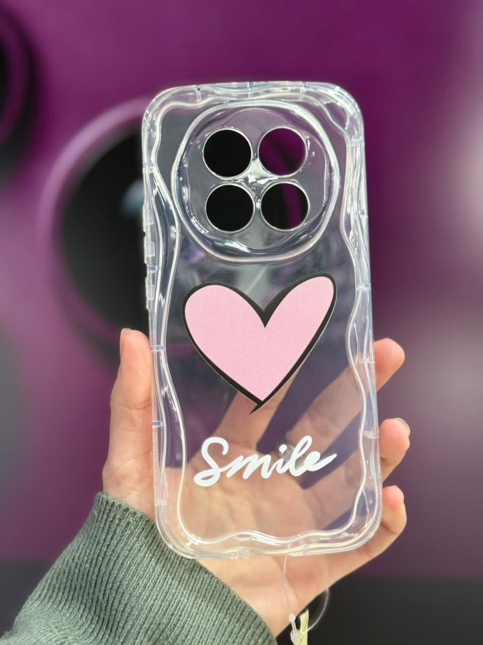 Funda pink heart smile XIAOMI
