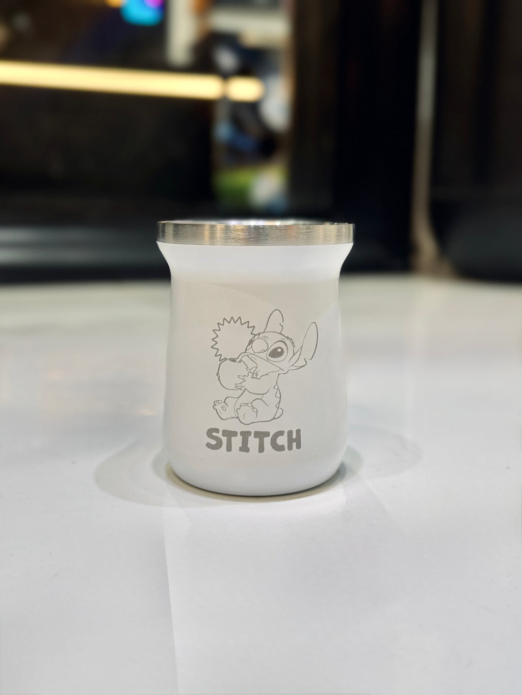 MATE DISNEY STITCH 236ML BLANCO
