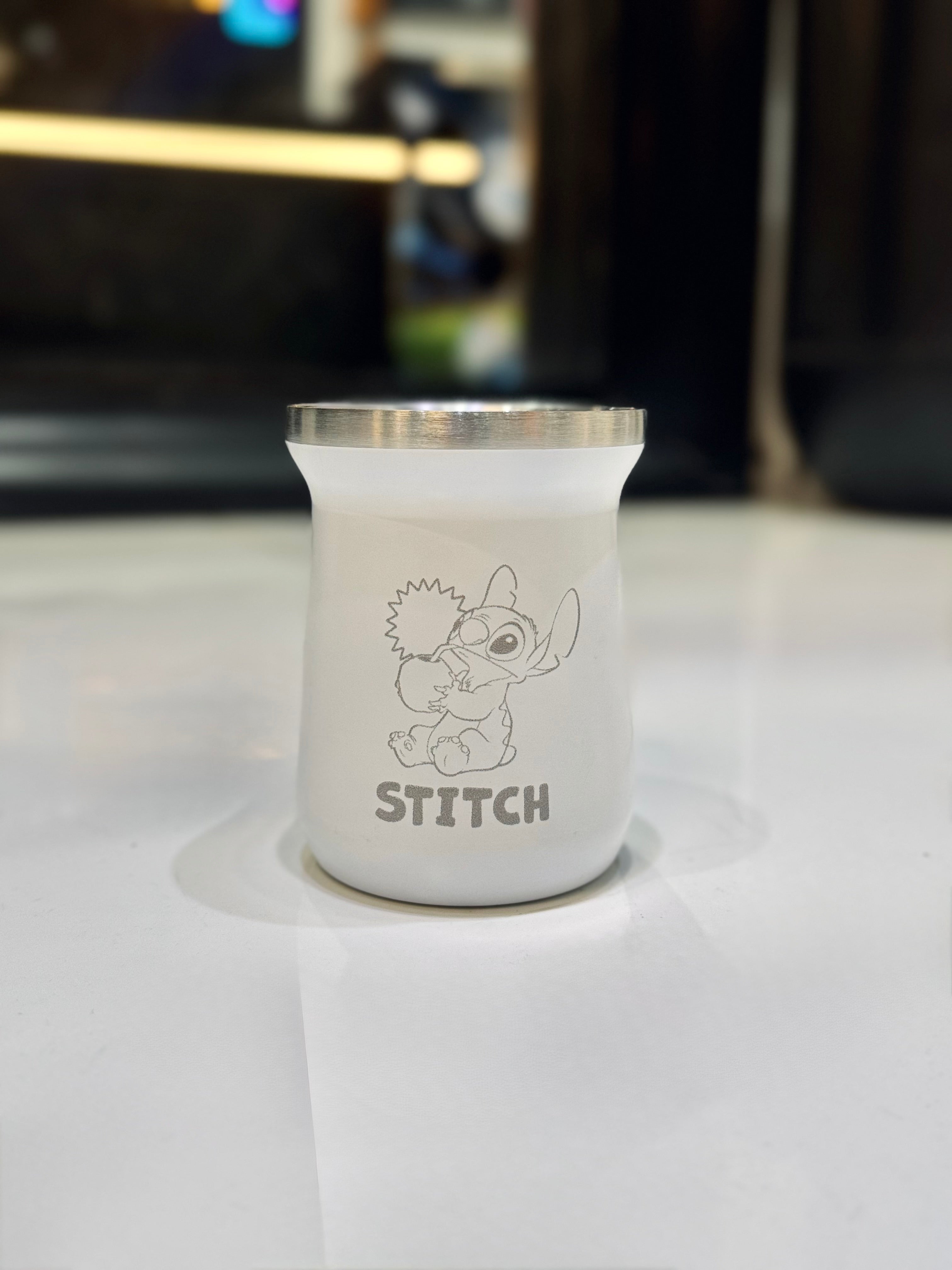 MATE DISNEY STITCH 236ML BLANCO