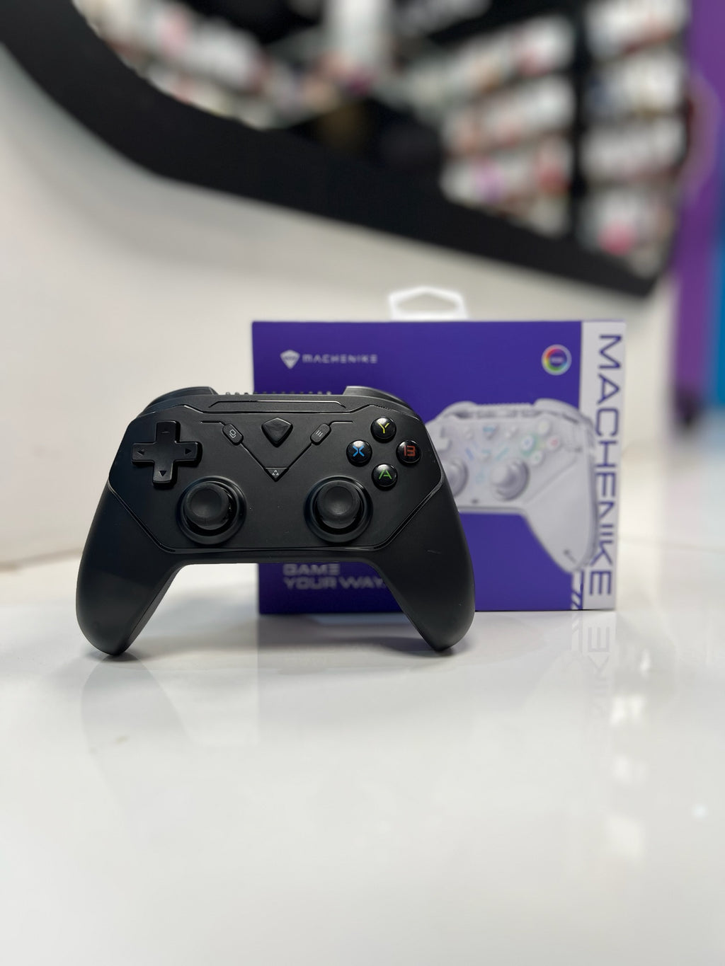 JOYSTICK GAMER INALAMBRICO MACHENIKE G3S Rgb 2,4ghz NEGRO