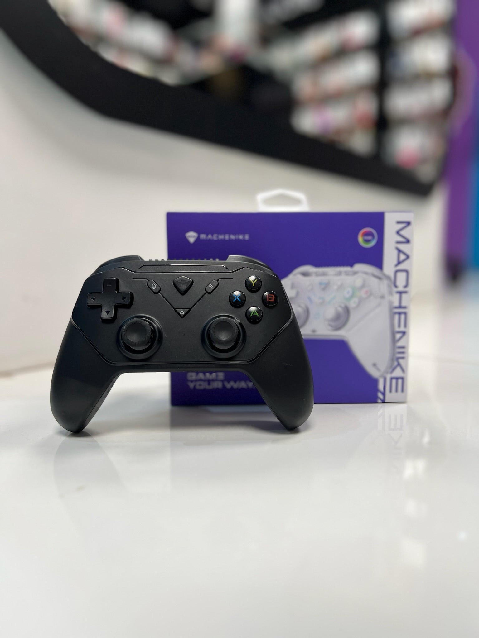 JOYSTICK GAMER INALAMBRICO MACHENIKE G3S Rgb 2,4ghz NEGRO