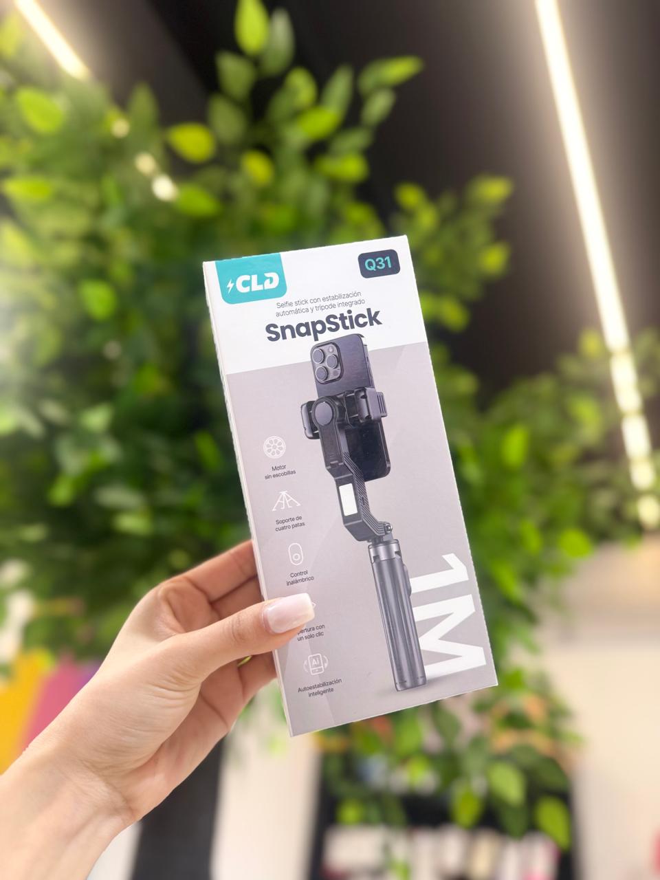 Estabilizador Gimbal CLD Q31 con Luz LED