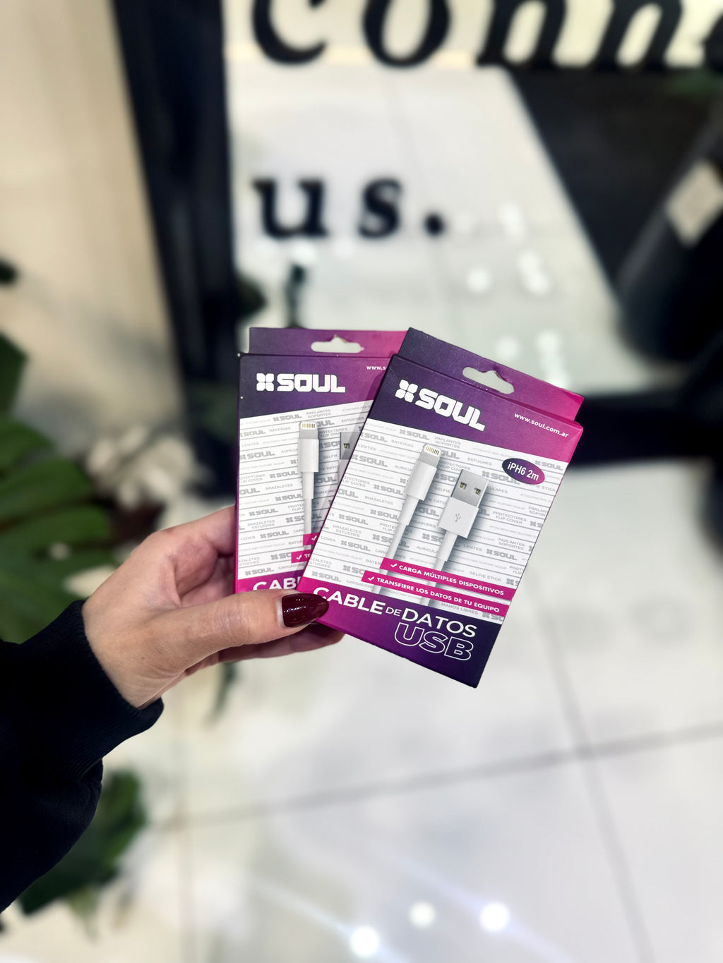 Cable SOUL 2mts USB A Lightning