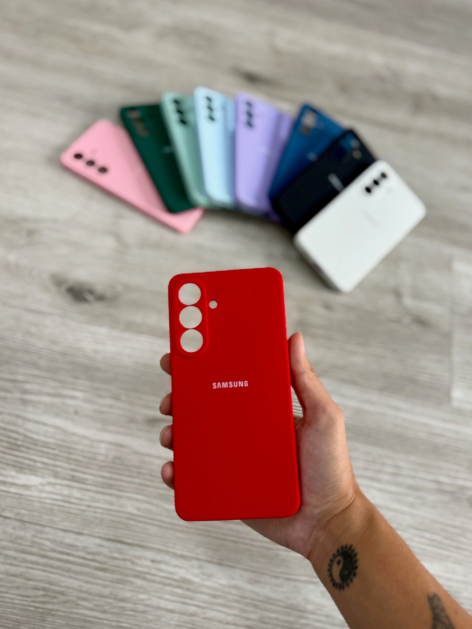 SILICONE CASE CON LOGO SAMSUNG S26 PLUS