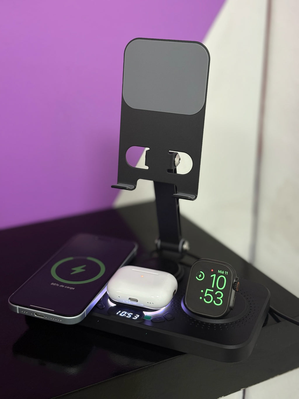 BASE CARGADORA 6 EN 1