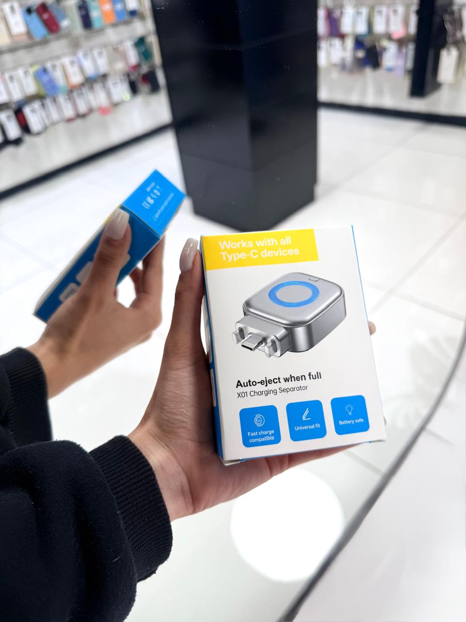 Adaptador de Corte Automático de Carga — Protección Inteligente para tu Batería