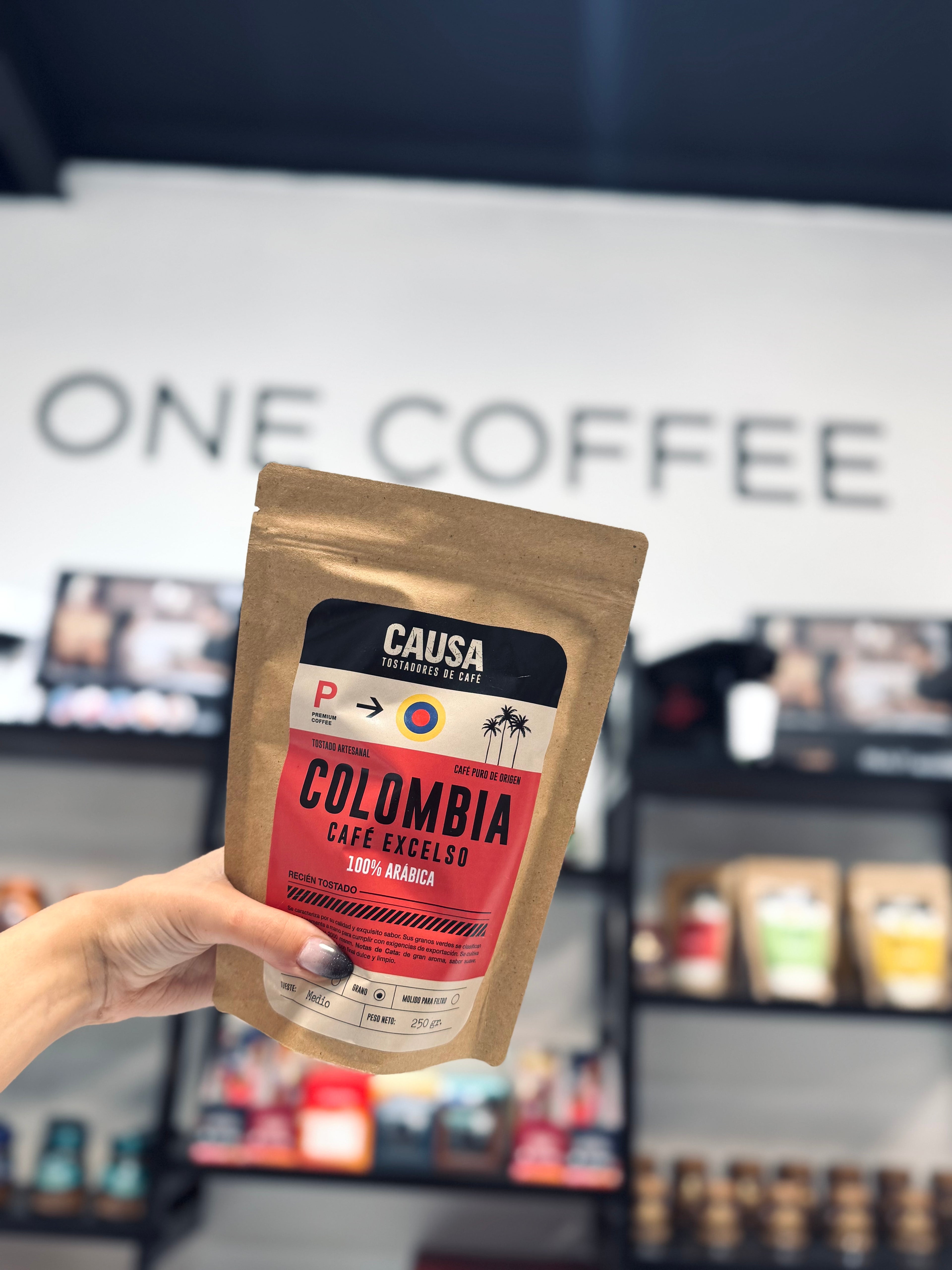 CAFÉ CAUSA COLOMBIA CAFÉ EXCELSO 100% ARABICA
