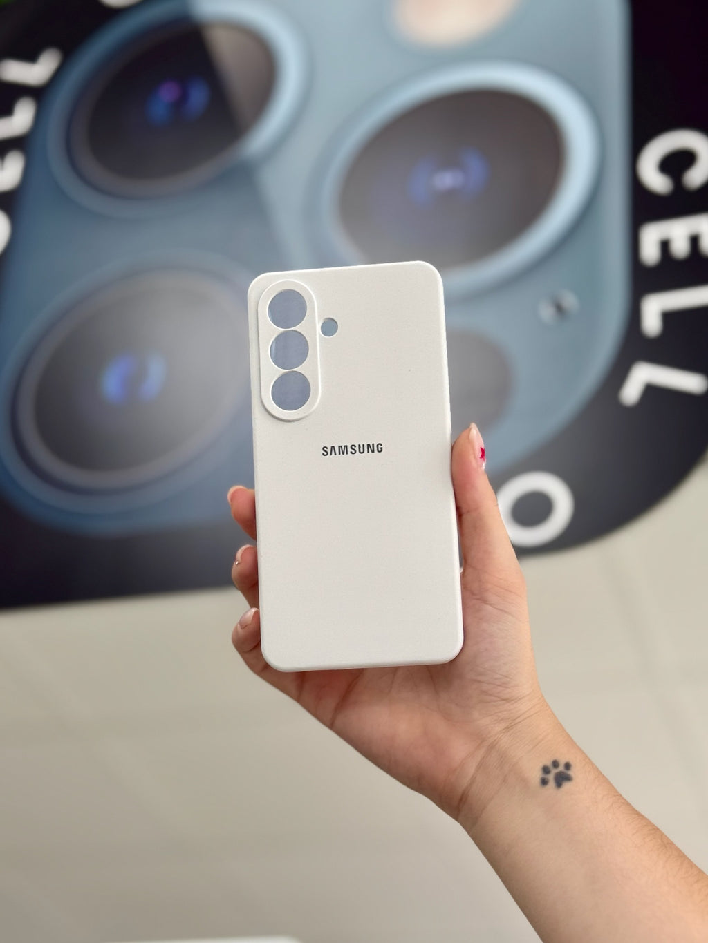 SILICONE CASE CON LOGO SAMSUNG A56