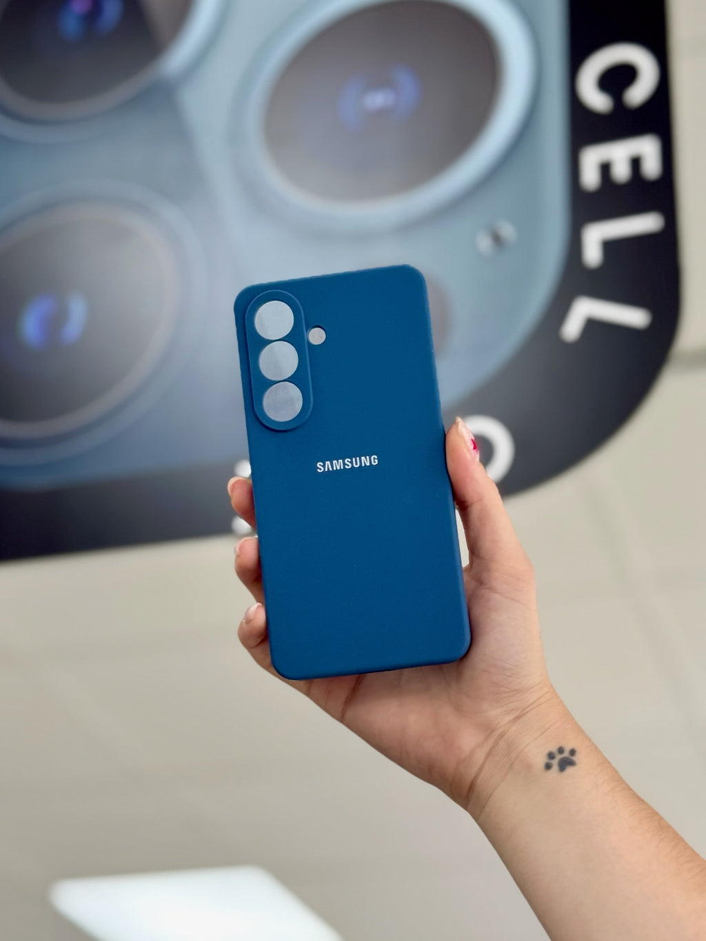 SILICONE CASE CON LOGO SAMSUNG A56