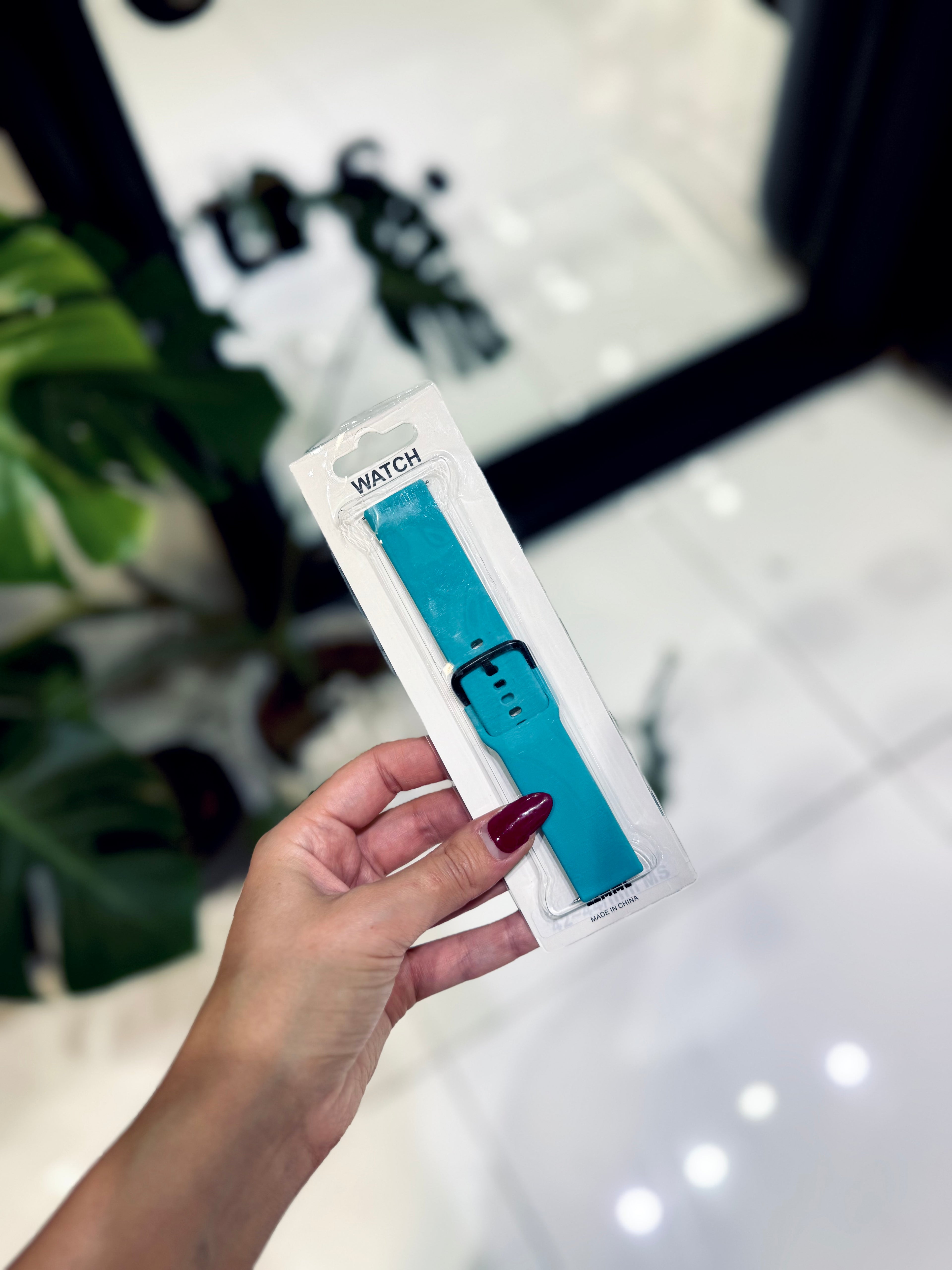 MALLA DE SILICONA PARA SMARTWATCH CON PERNO DE 22MM