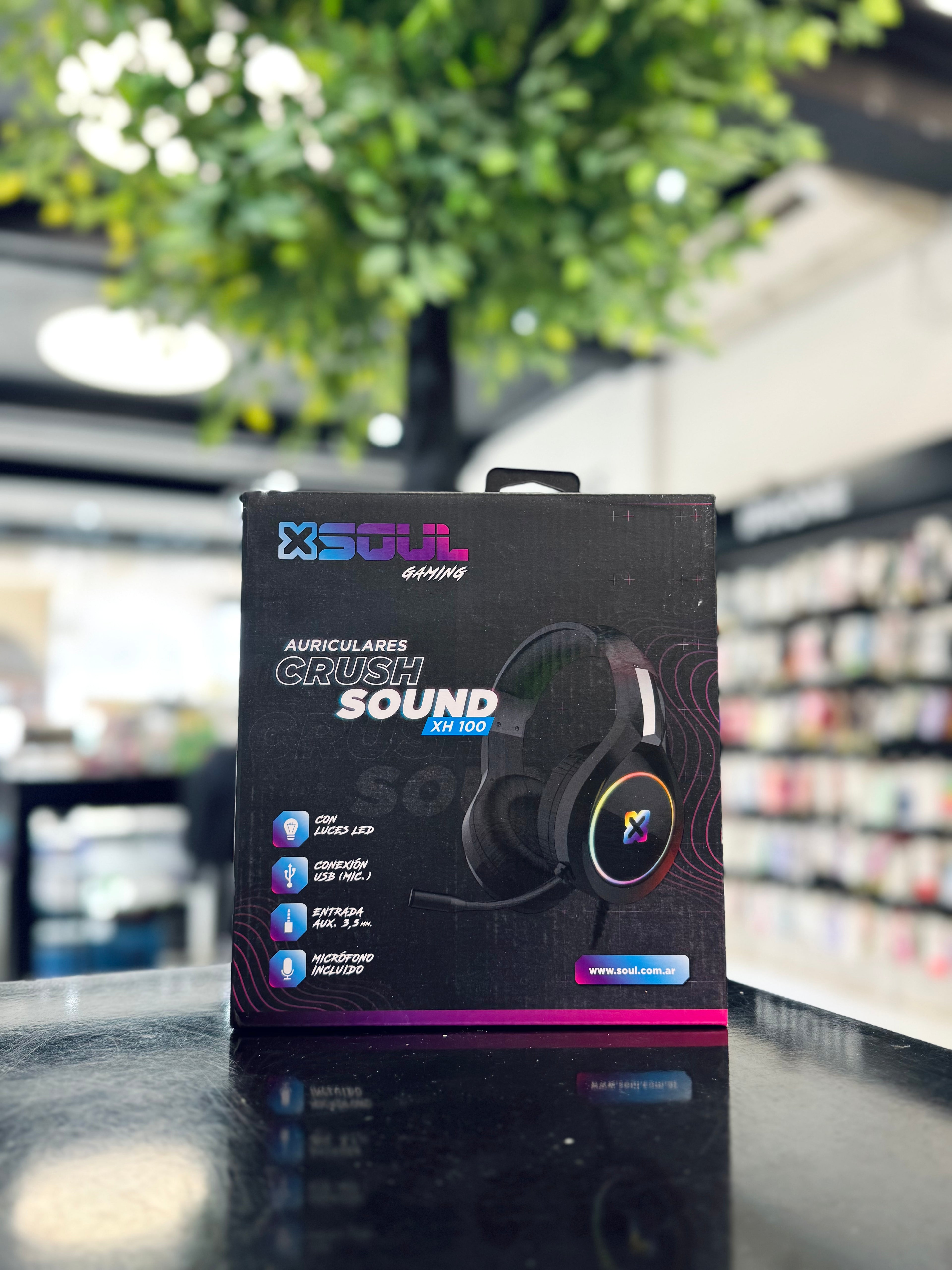 AURICULARES GAMER SOUL CRUSH SOUND XH100