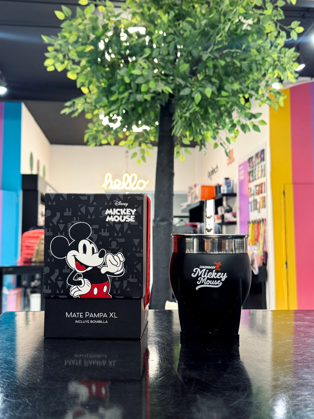 MATE PAMPA C/ BOMBILLA MICKEY