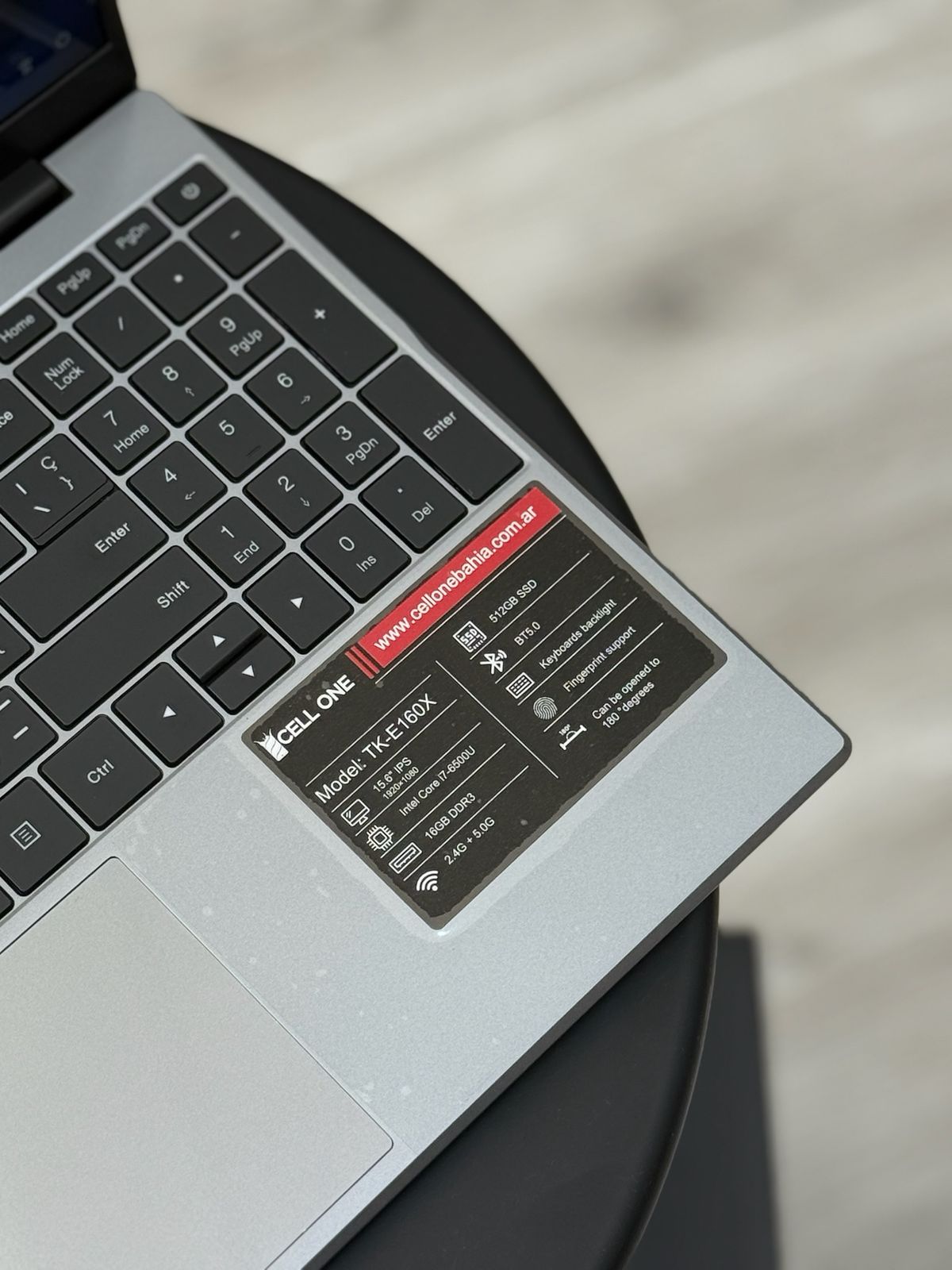 NOTEBOOK CELL ONE TK-E160X 15.6" FULL HD (INTEL I7, 16GB RAM, 512GB SSD)