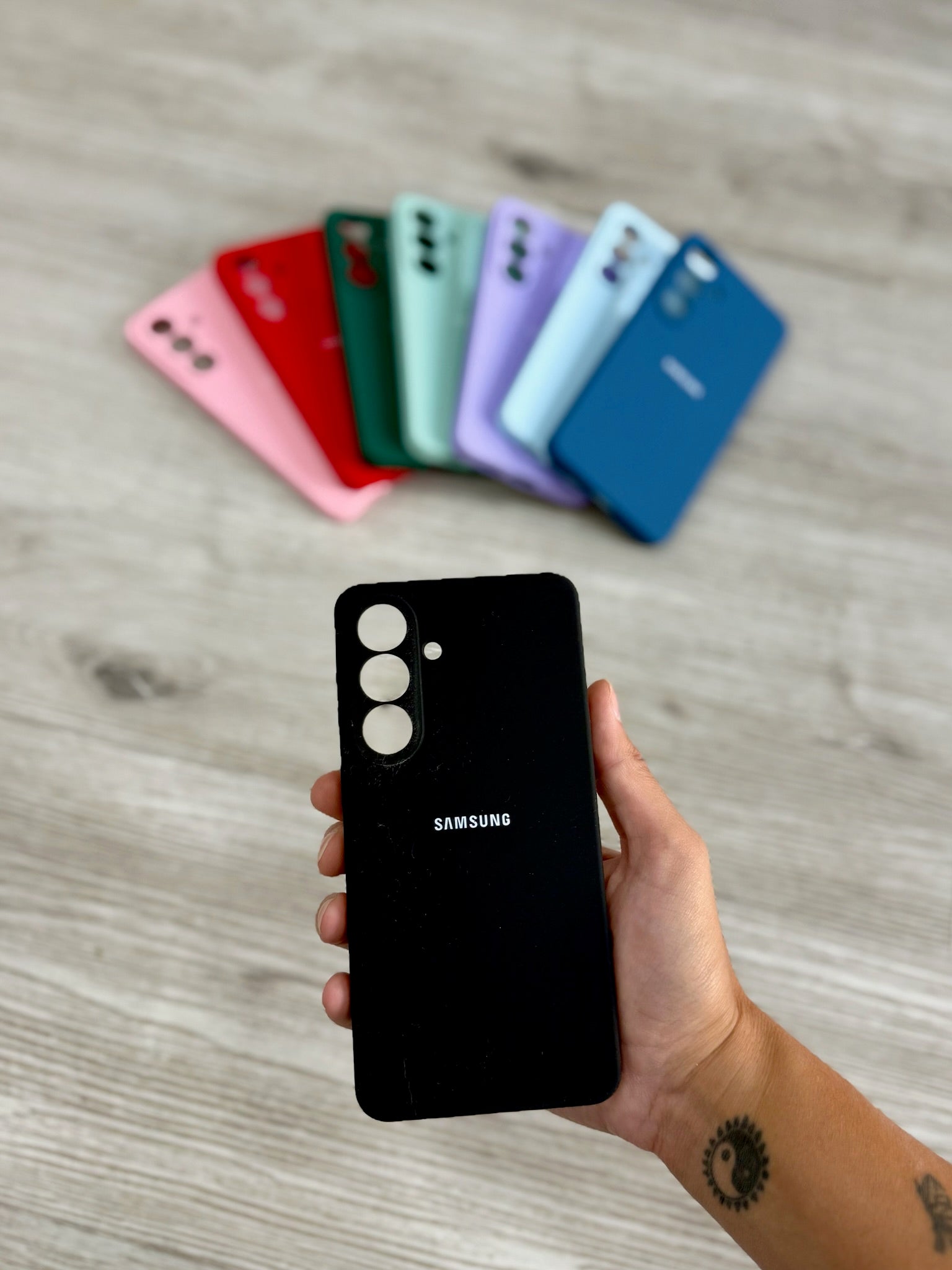 SILICONE CASE CON LOGO SAMSUNG S26 PLUS
