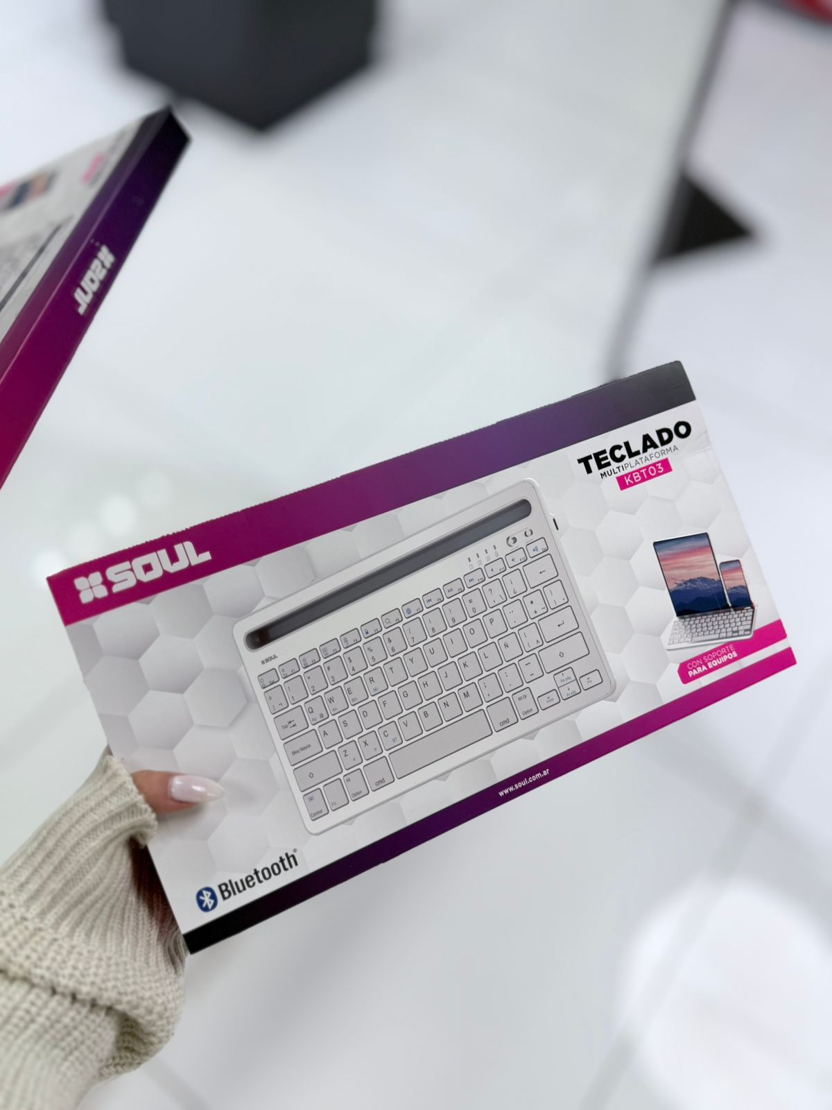 TECLADO BLUETOOTH MULTIPLATAFORMA SOUL KBTO3