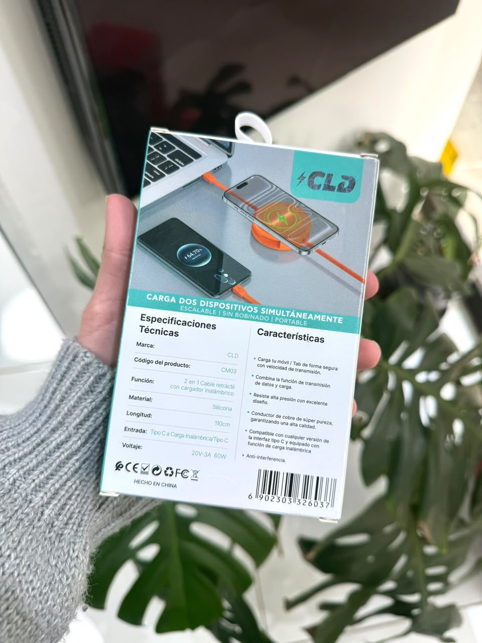 Cargador Magsafe CLD 2 en 1