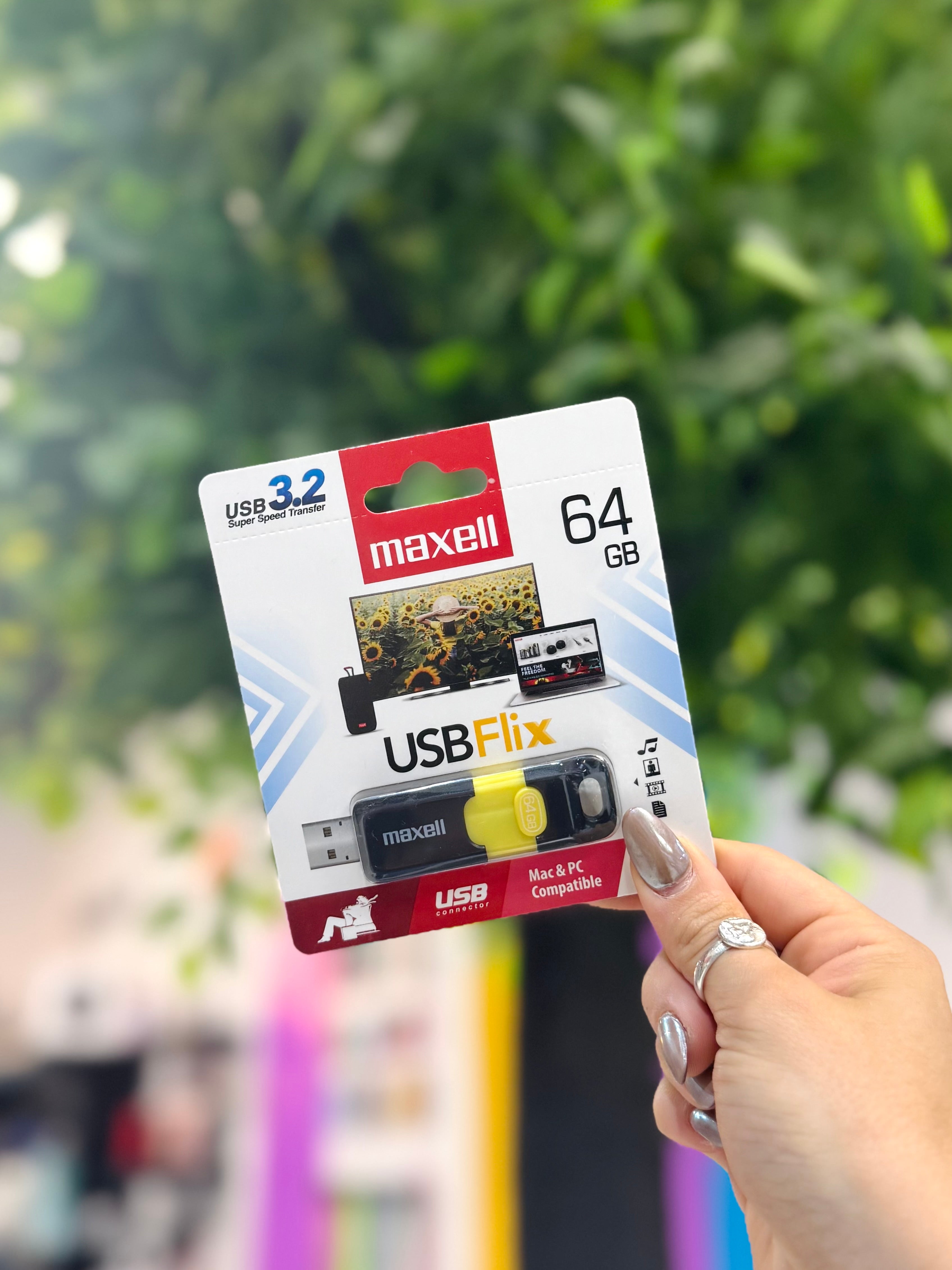 PENDRIVE MAXELL FLIX 64GB 3.2