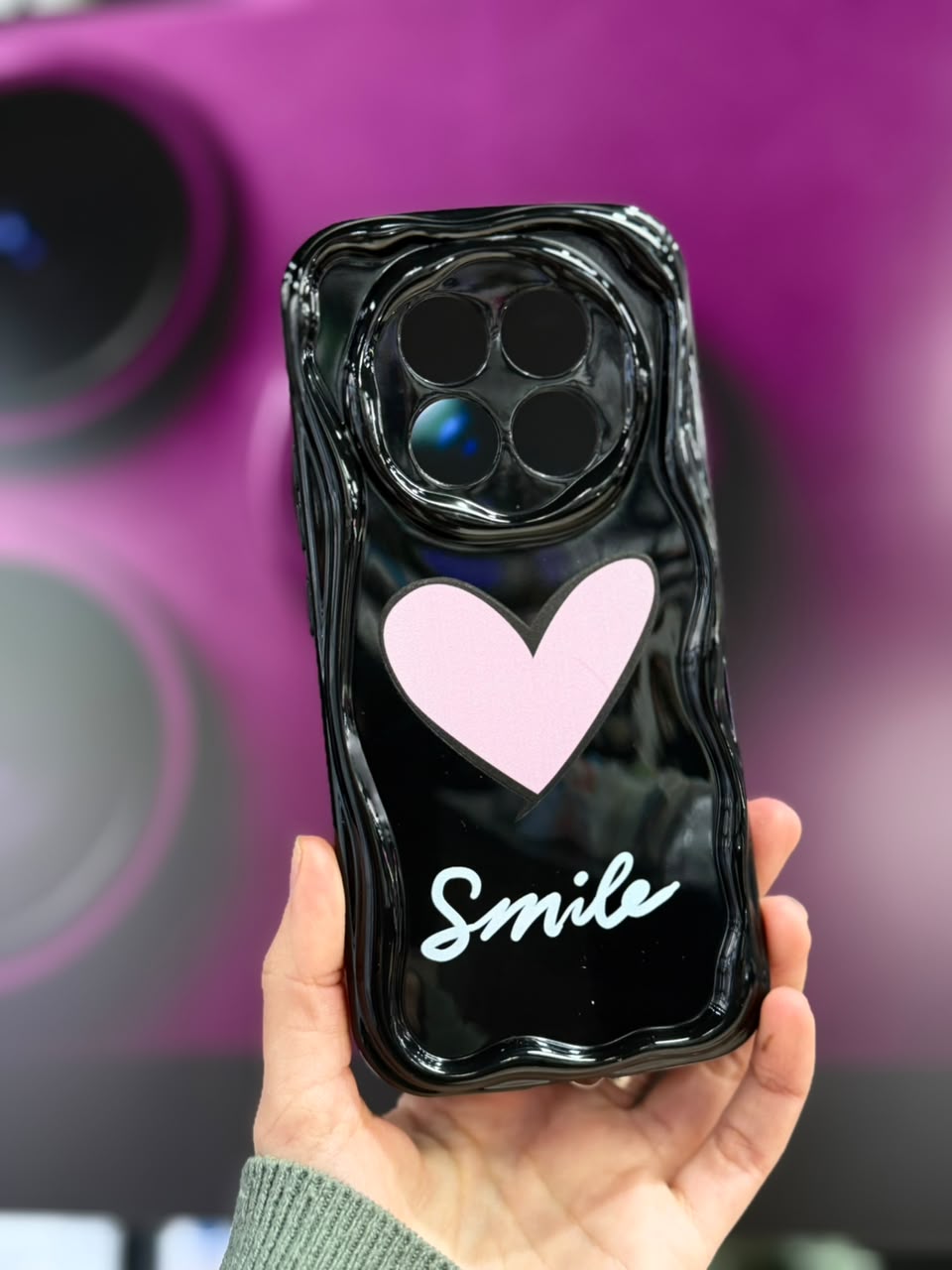 Funda pink heart smile XIAOMI