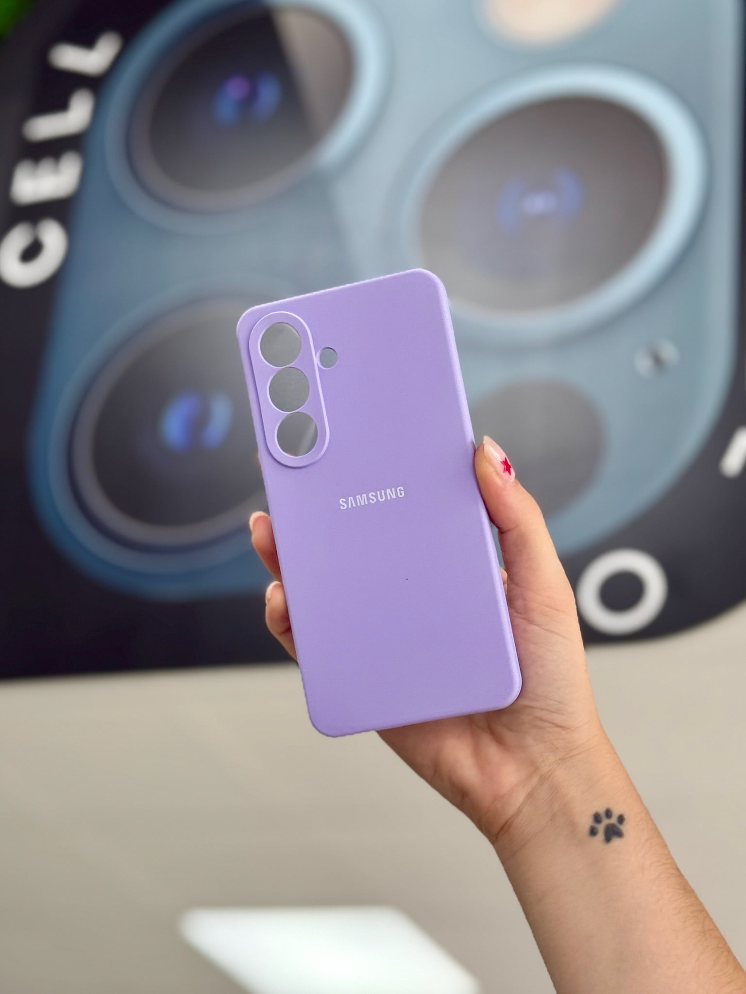 SILICONE CASE CON LOGO SAMSUNG A56