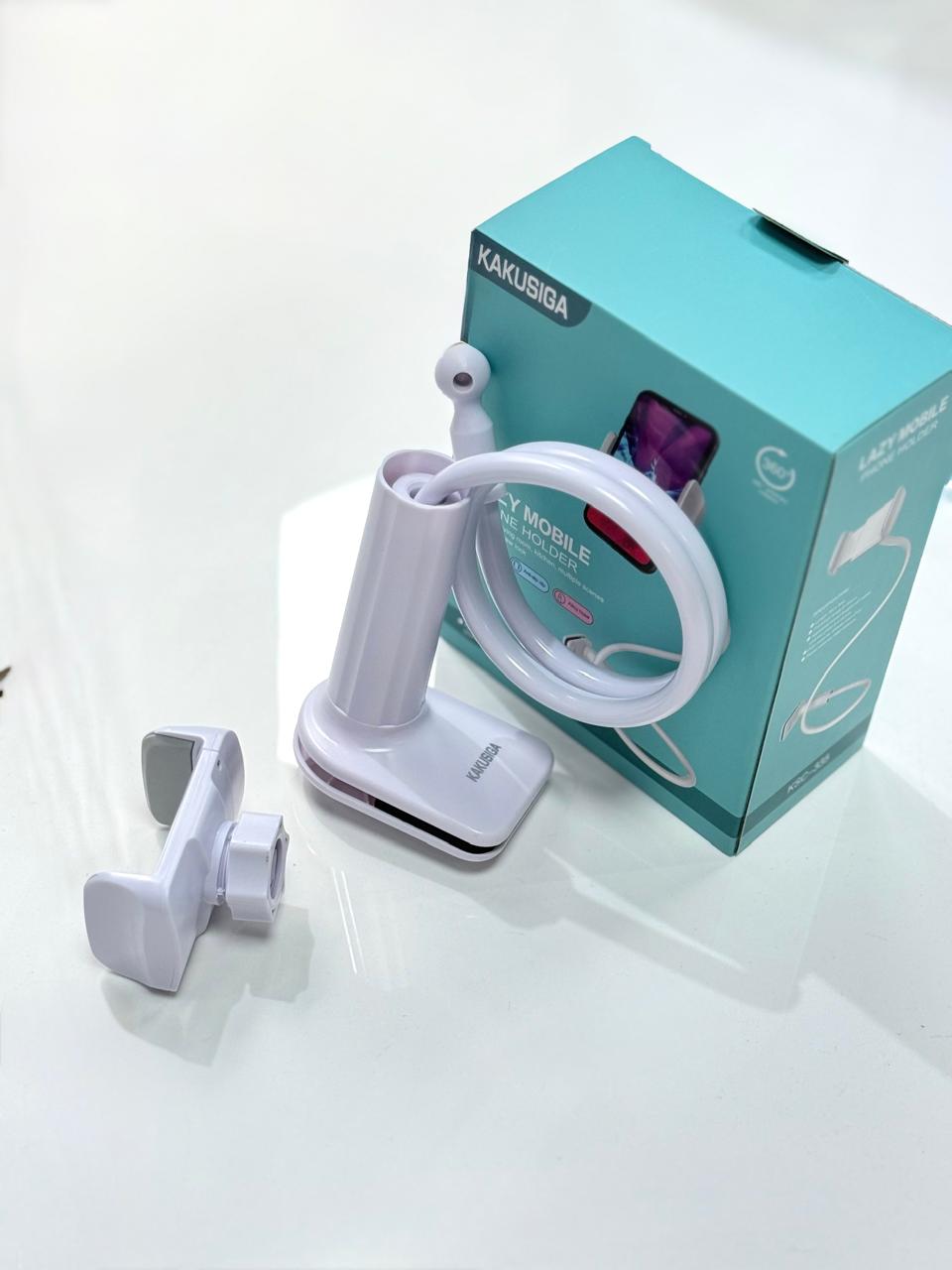 Soporte con Pinza para Celular Kakusiga – Manos Libres Ajustable