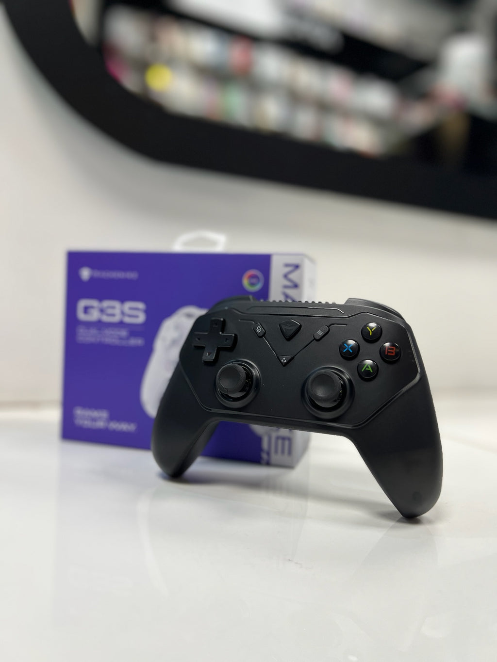 JOYSTICK GAMER INALAMBRICO MACHENIKE G3S Rgb 2,4ghz NEGRO