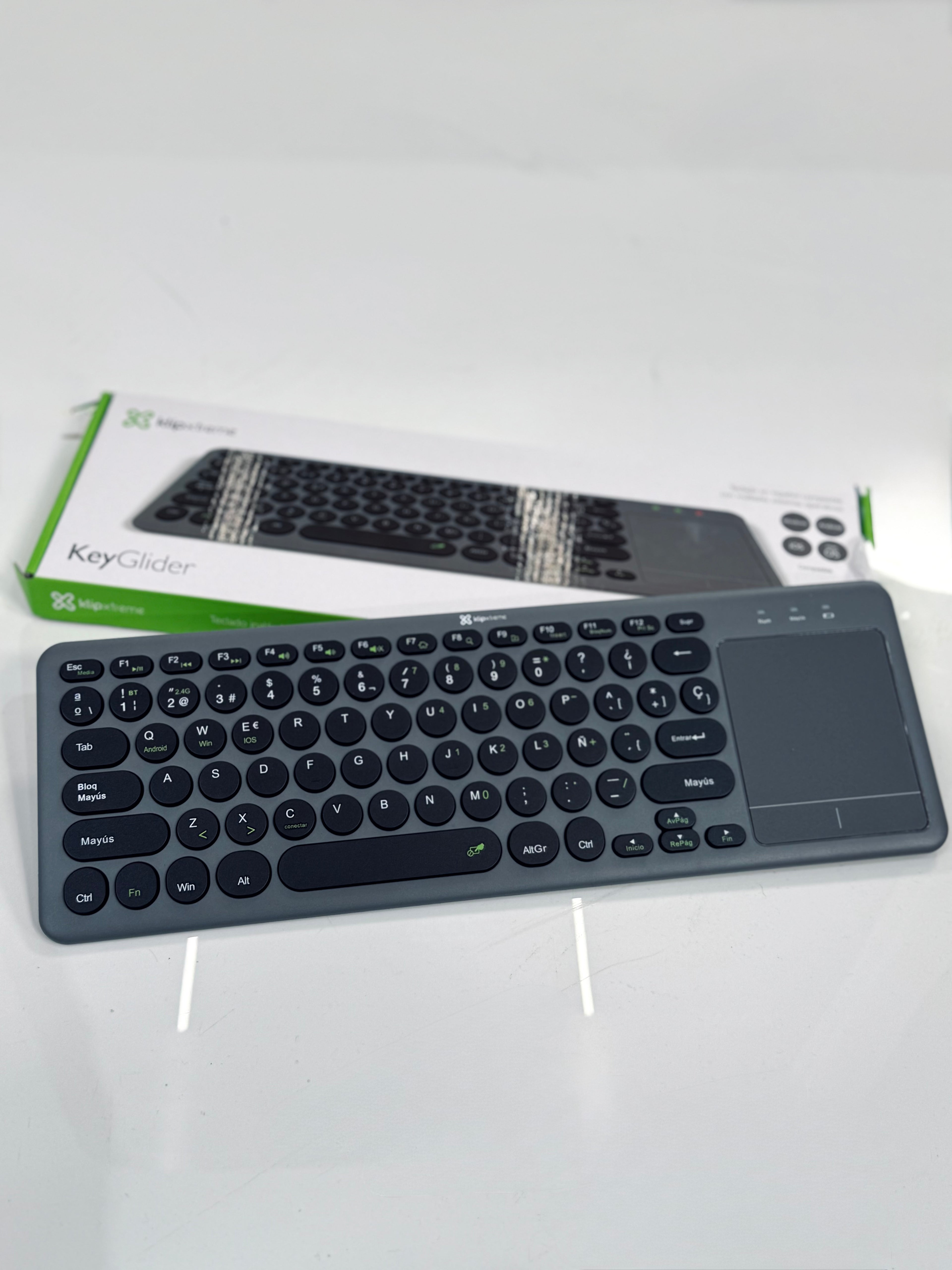 KLIP XTREME TECLADO INALÁMBRICO KEYGLIDER 2 EN 1