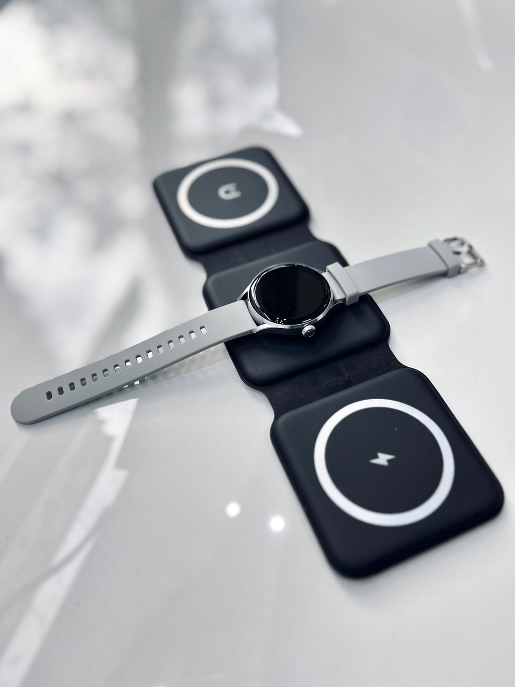 CARGADOR WIRELESS CHARGER INALAMBRICO 3 EN 1 MAGNETIC