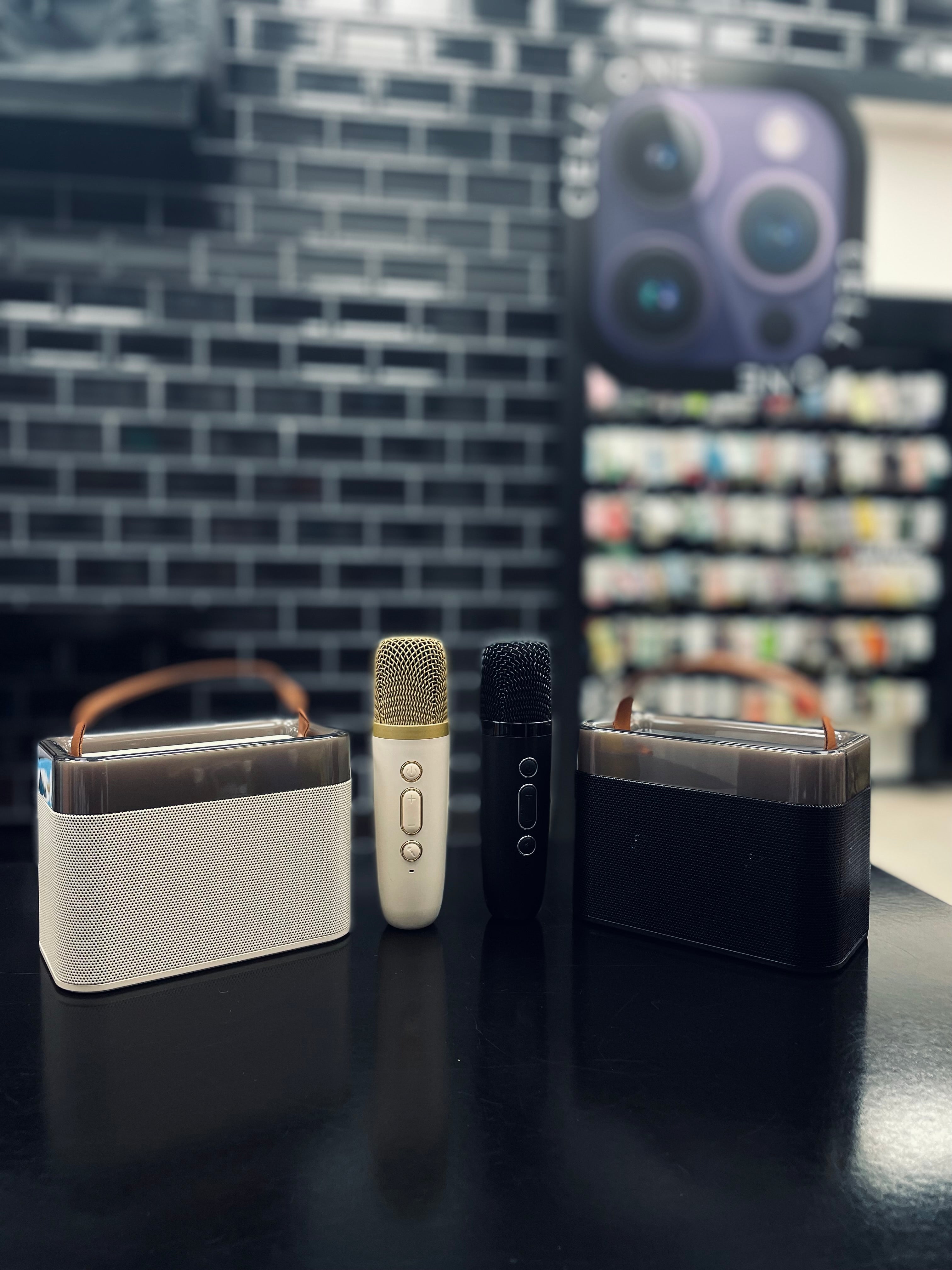 PARLANTE PORTATIL KARAOKE CON MICRÓFONO S578