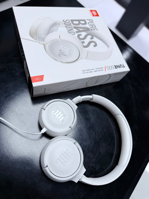 AURICULARES CON CABLE JBL TUNE 500 BLANCOS