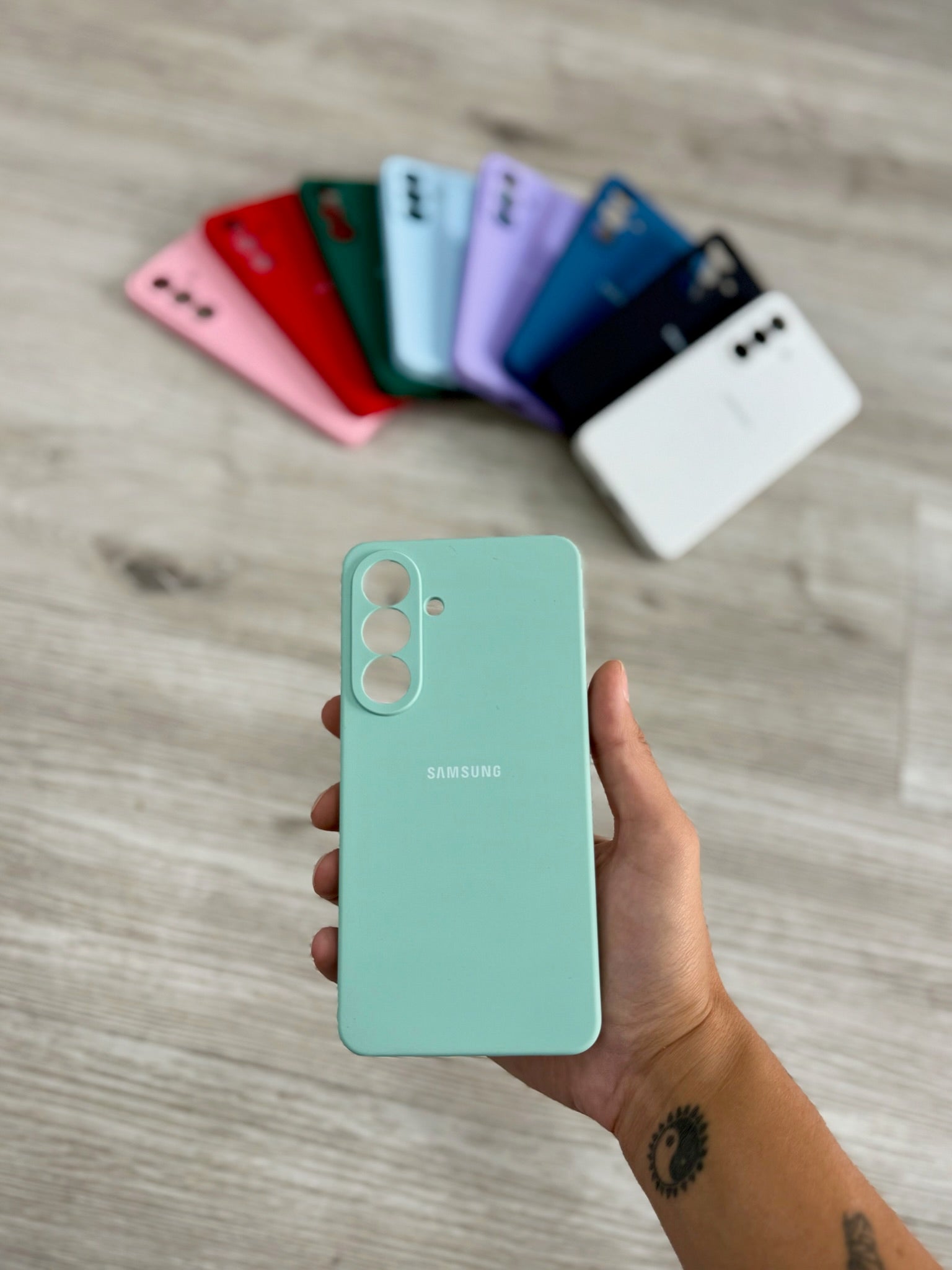 SILICONE CASE CON LOGO SAMSUNG S26 PLUS