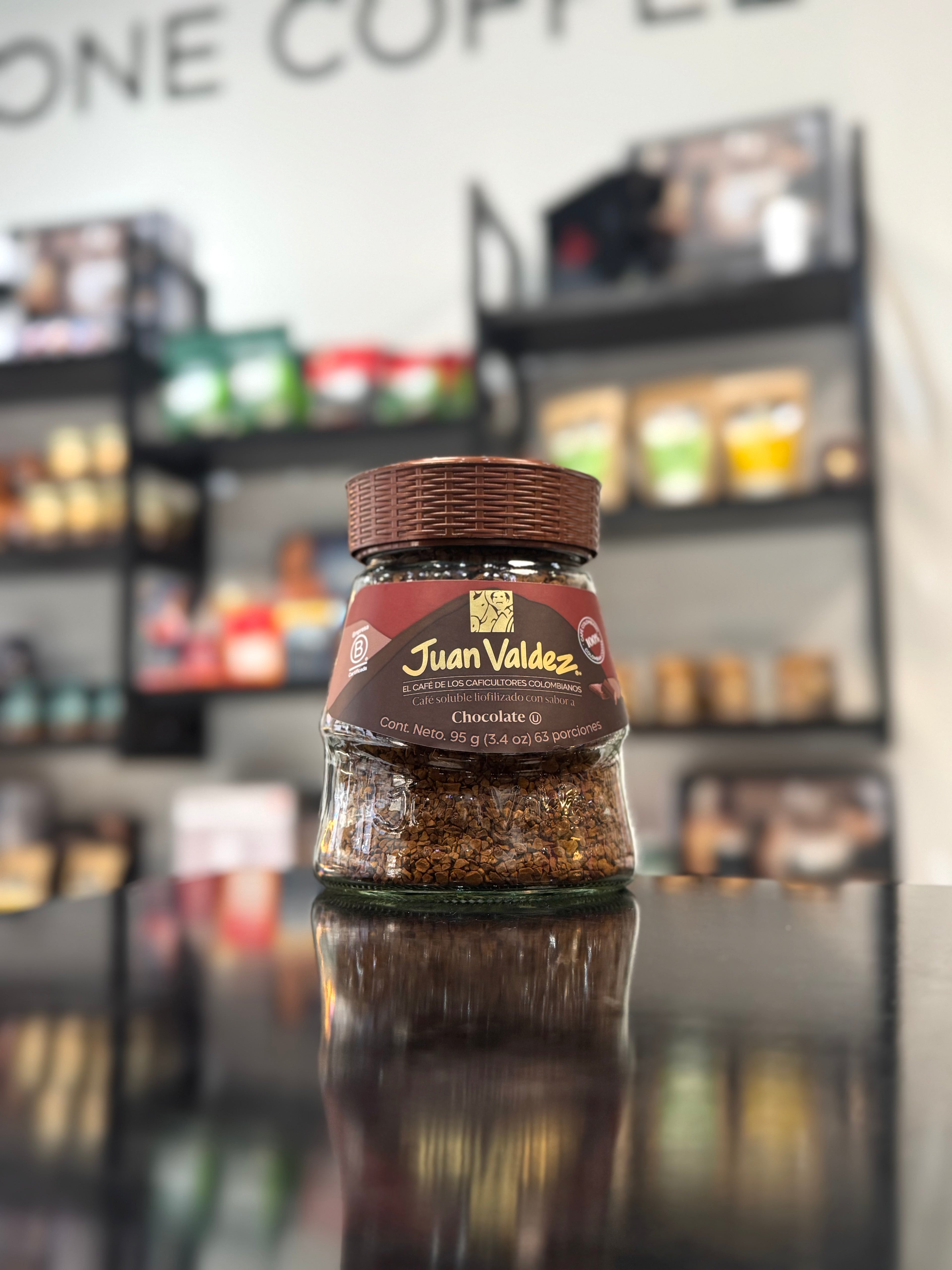 CAFÉ LIOFILIZADO CHOCOLATE 95GR JUAN VALDEZ