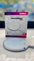 BASE DE CARGA INALAMBRICA LED SOUL 15W