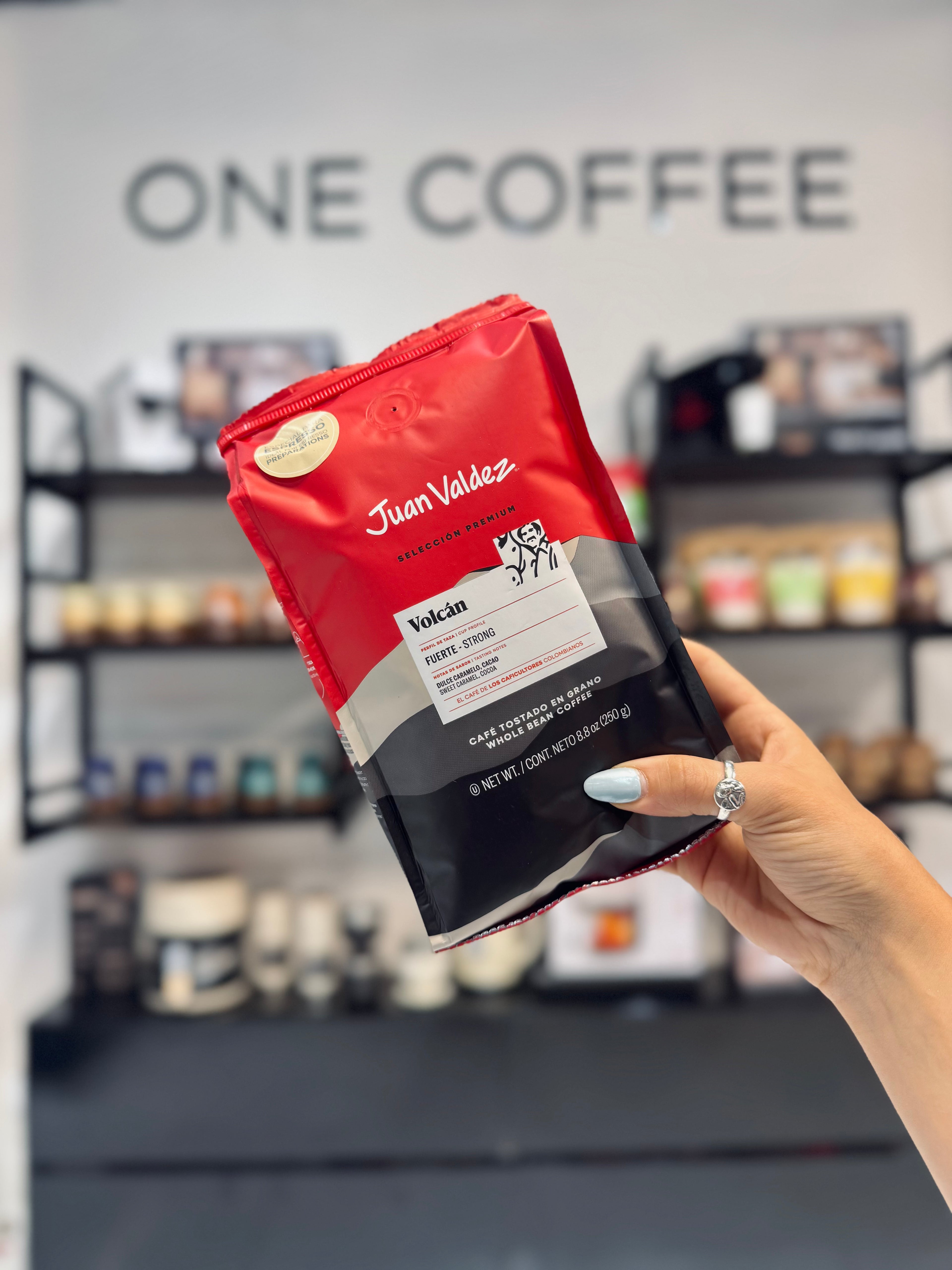 CAFÉ VOLCÁN EN GRANO 250GR JUAN VALDEZ