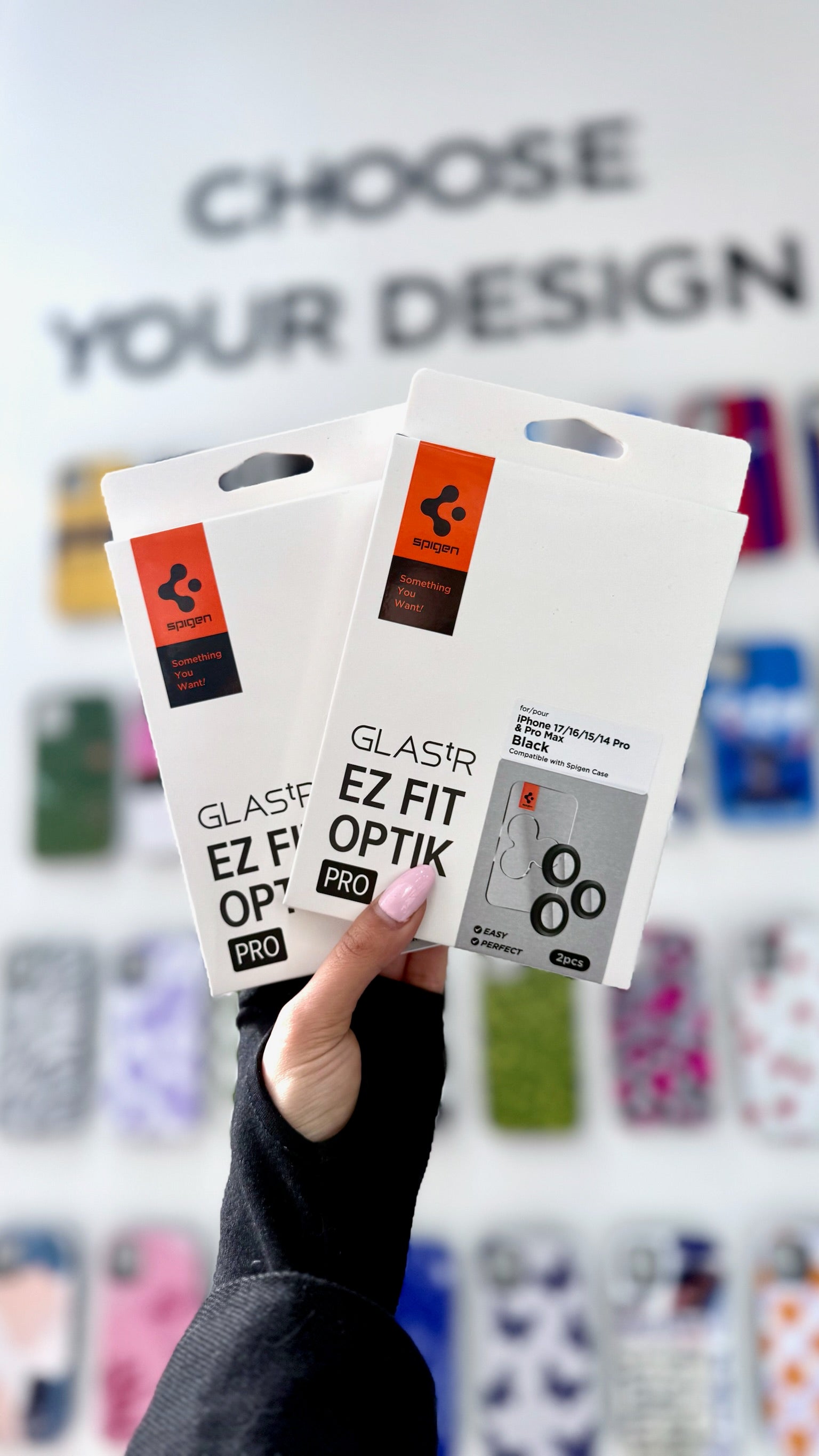 PROTECTOR DE CAMARA SPIGEN LENTE IPHONE 14 PRO A 17 PRO MAX X2