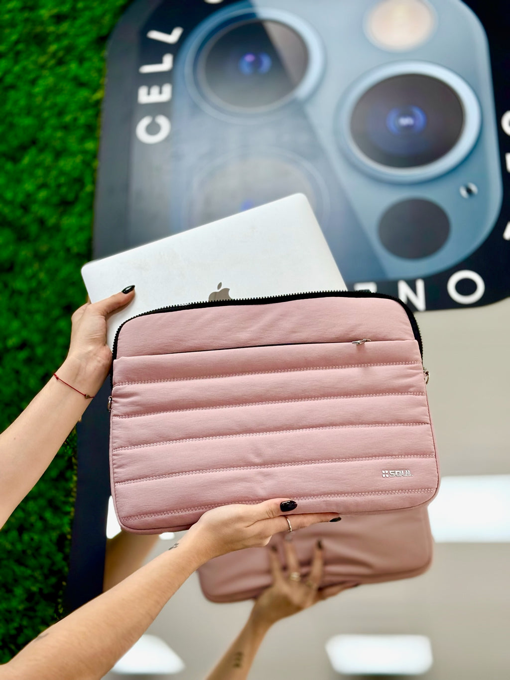 FUNDA NOTEBOOK SOUL PUFFER 15" ROSA