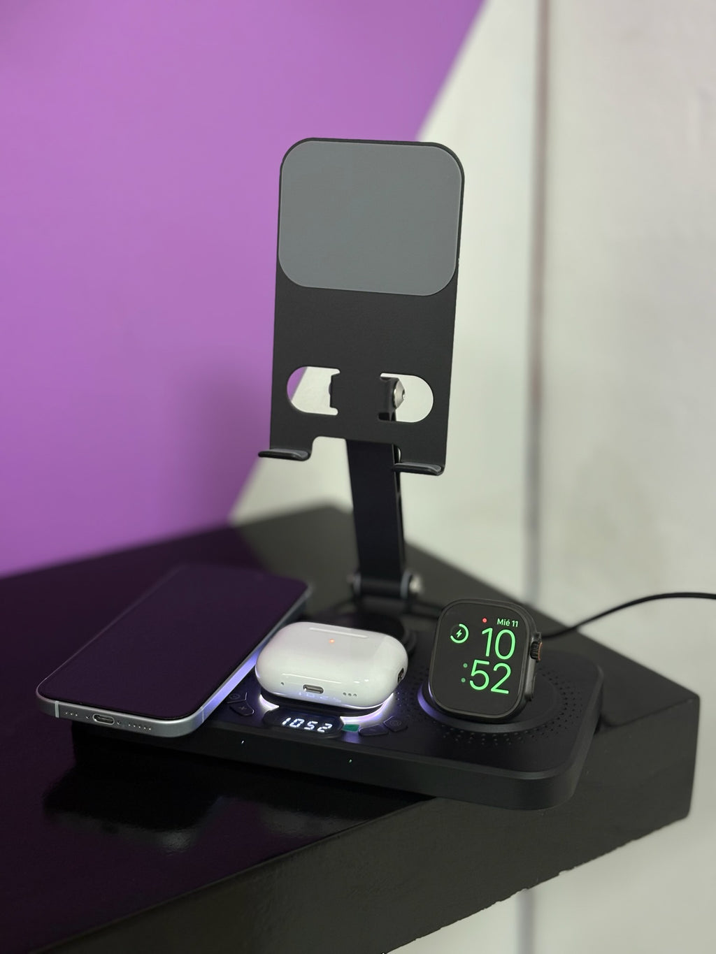 BASE CARGADORA 6 EN 1