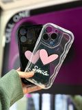 Funda pink heart smile IPHONE