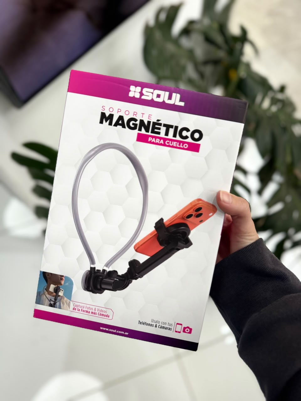 Soporte magnetico para cuello SOUL