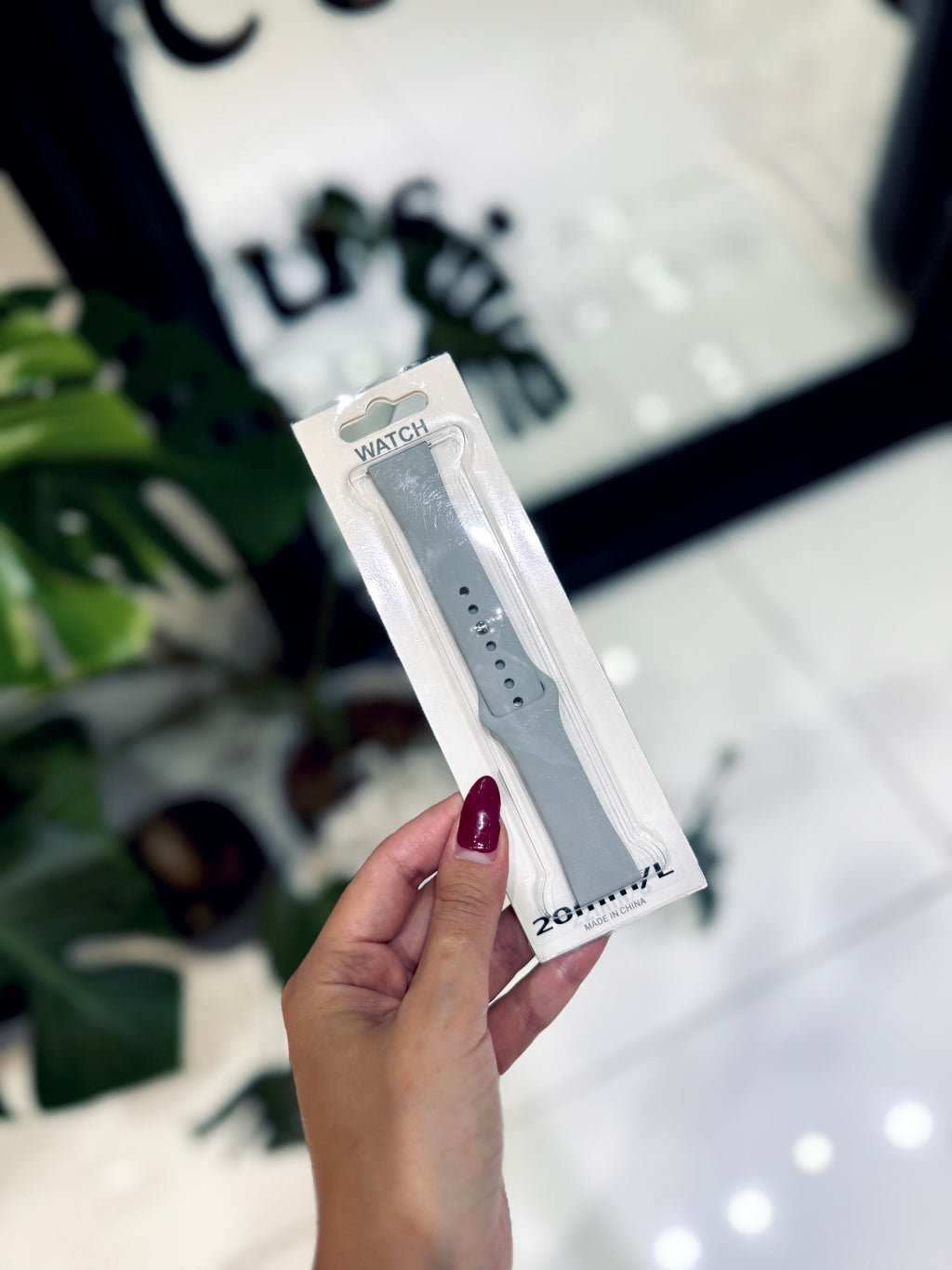 Malla de silicona para smartwatch con perno de 20mm