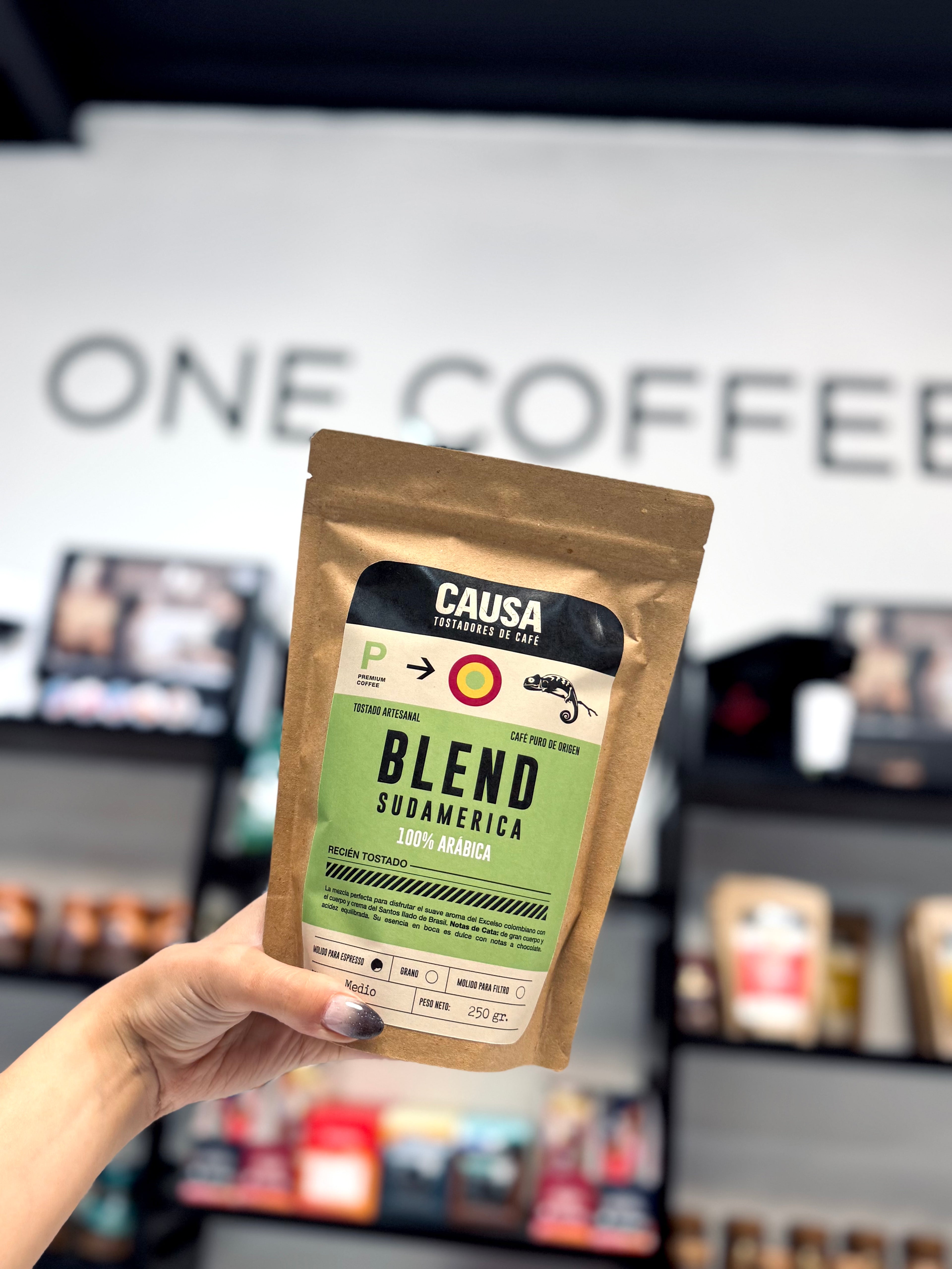 CAFÉ CAUSA BLEND SUDAMÉRICA 100% ARABICA