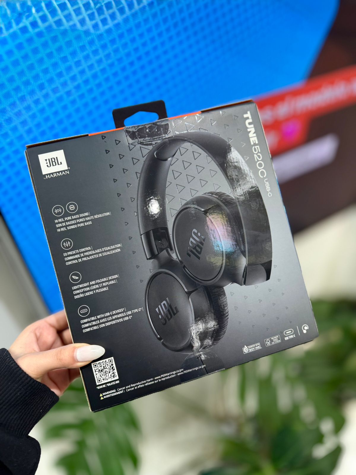 AURICULARES JBL TUNE 520 TIPOC NEGRO