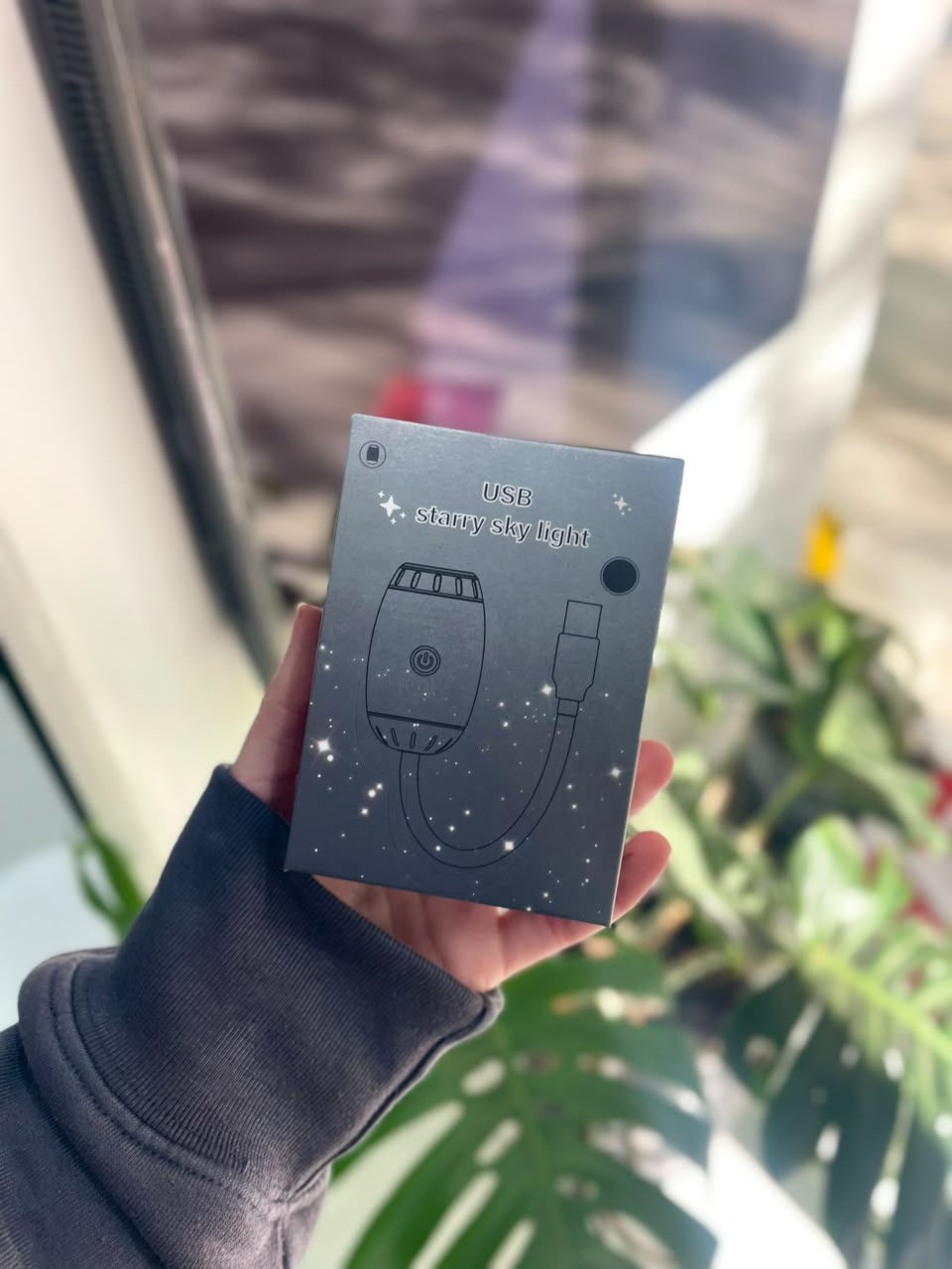 Mini proyector de galaxia USB