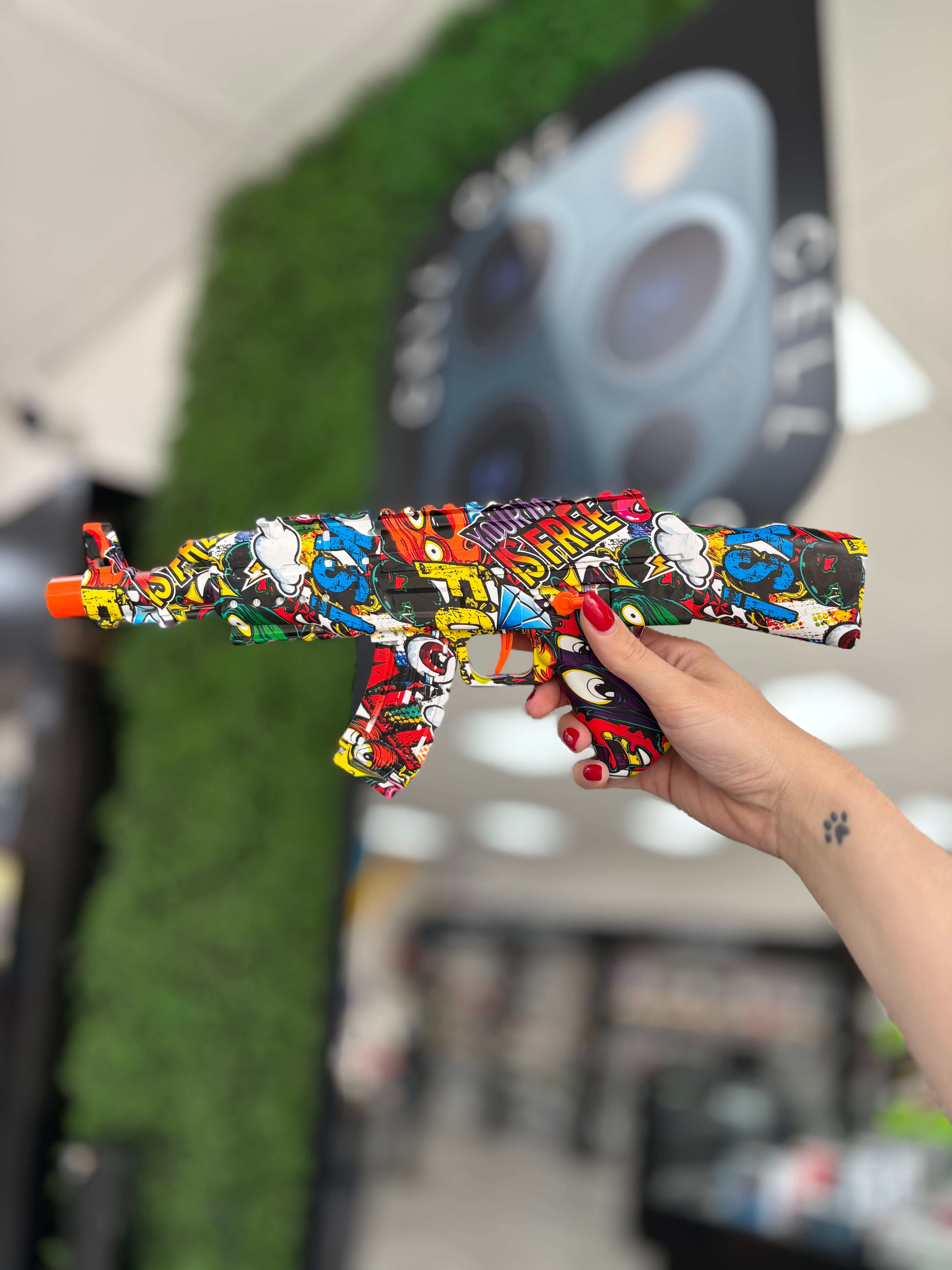 PISTOLA DE HIDROGEL AK-47