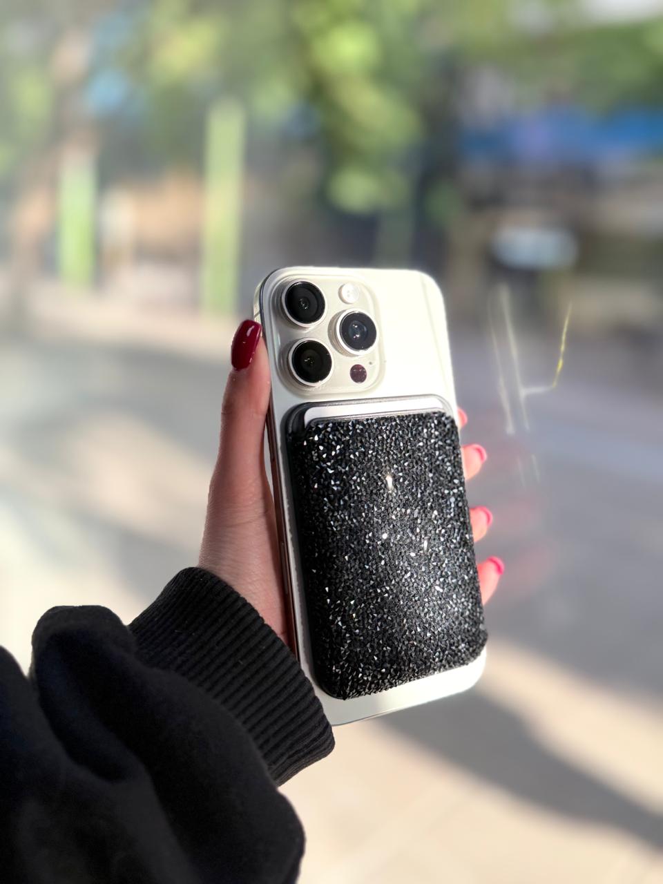 Tarjetero Wallet con Glitter