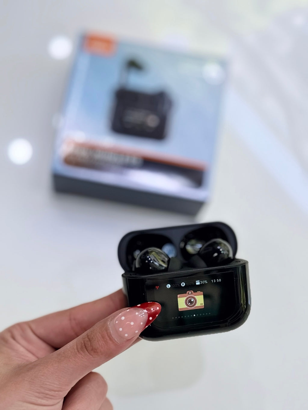 AURICULARES BLUETOOTH CON PANTALLA Y CANCELACION YW07