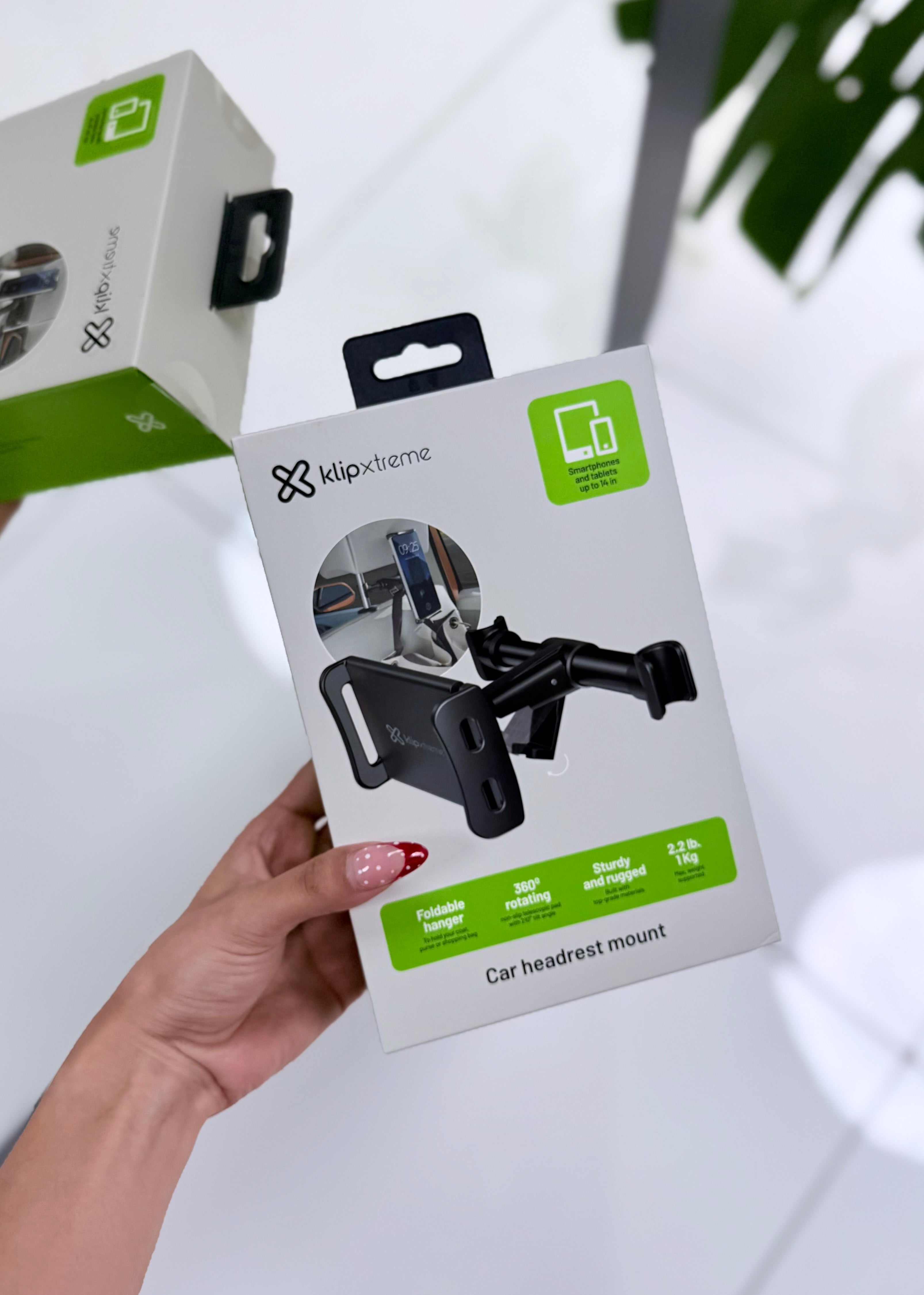 SOPORTE KLIP XTREME PARA TABLET/CELULAR/APOYA CABEZA