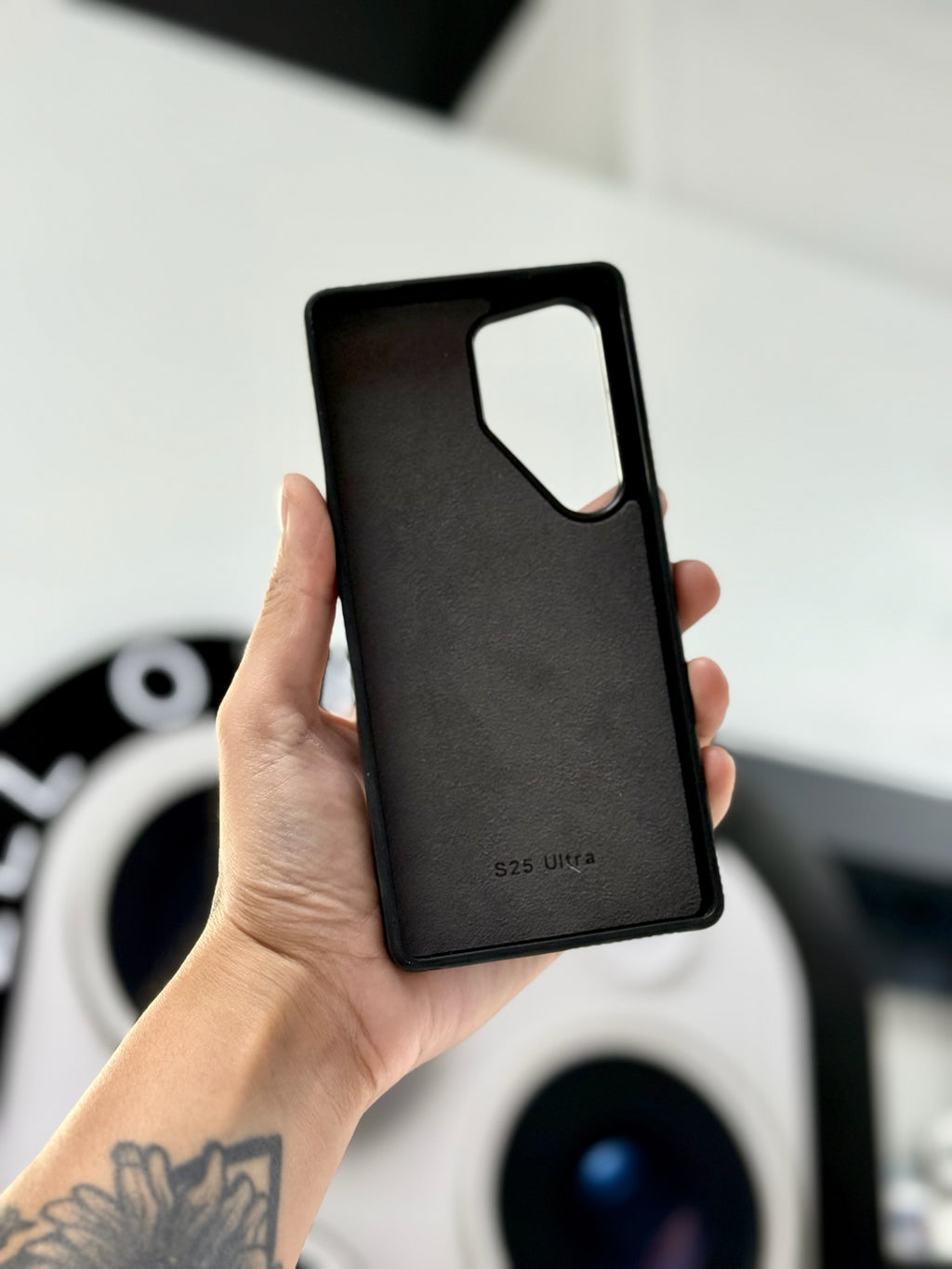 VEGAN LEATHER CASE SAM S25 ULTRA