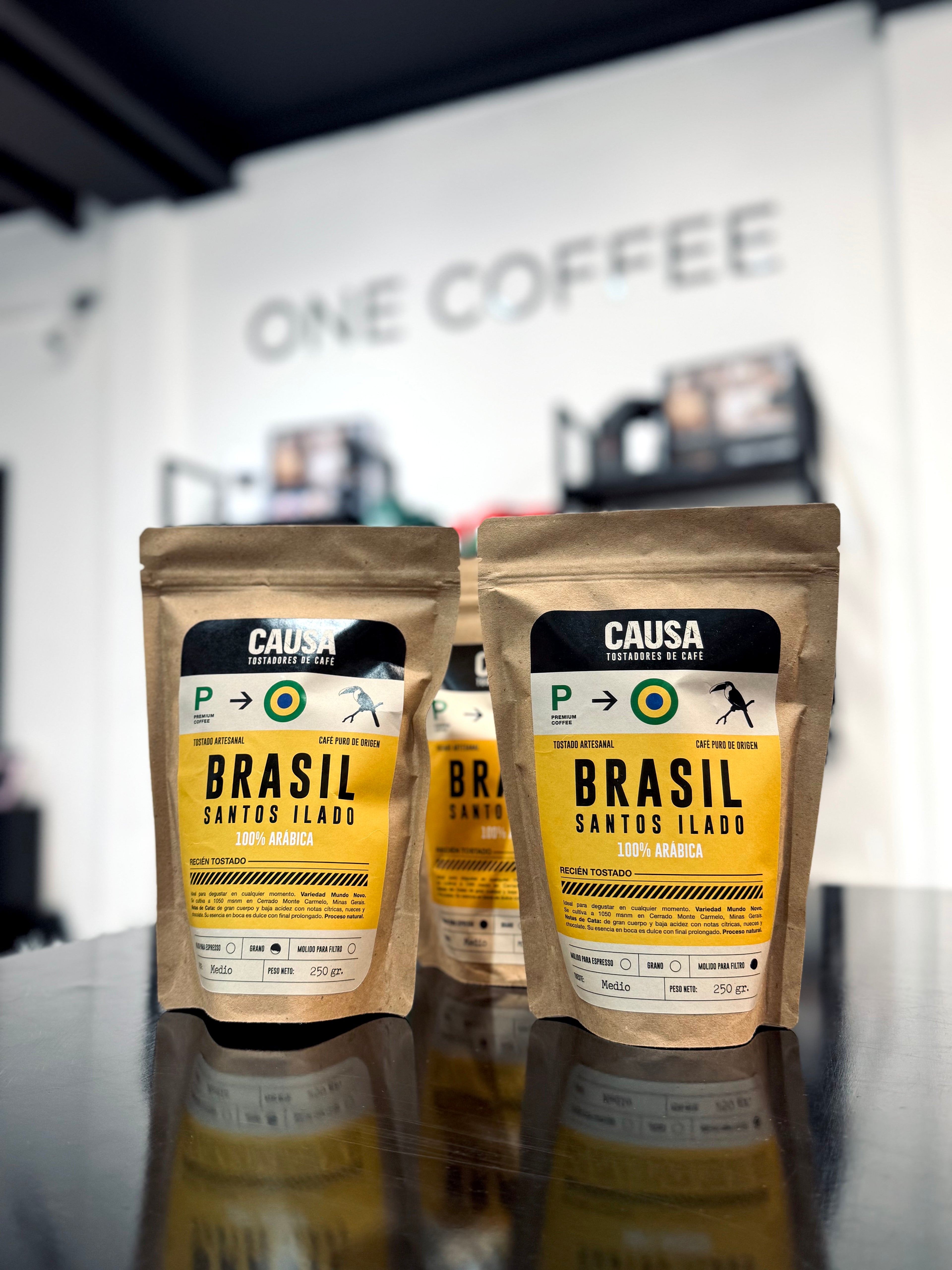 CAFÉ CAUSA BRASIL SANTOS ILADOS 100% ARABICA