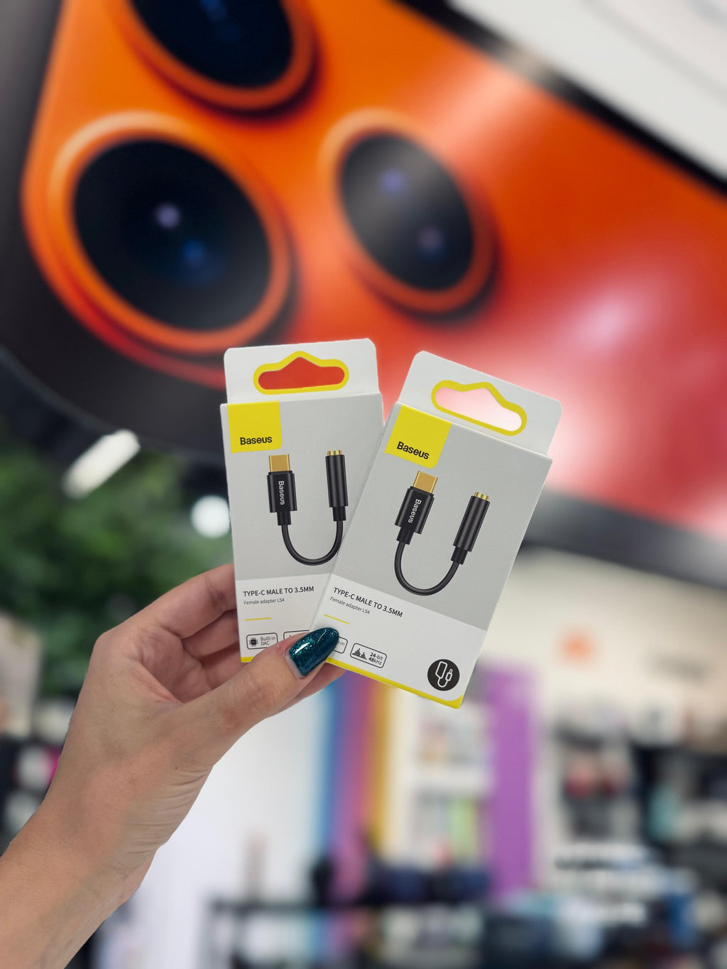 Adaptador BASEUS Jack 3.5 a Tipo C