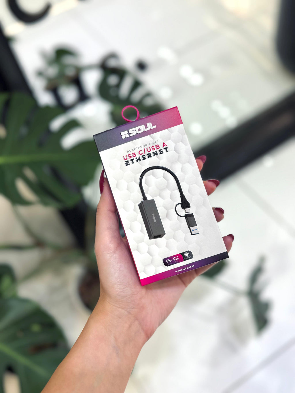 Adaptador SOUL Ethernet USB 100Mbps